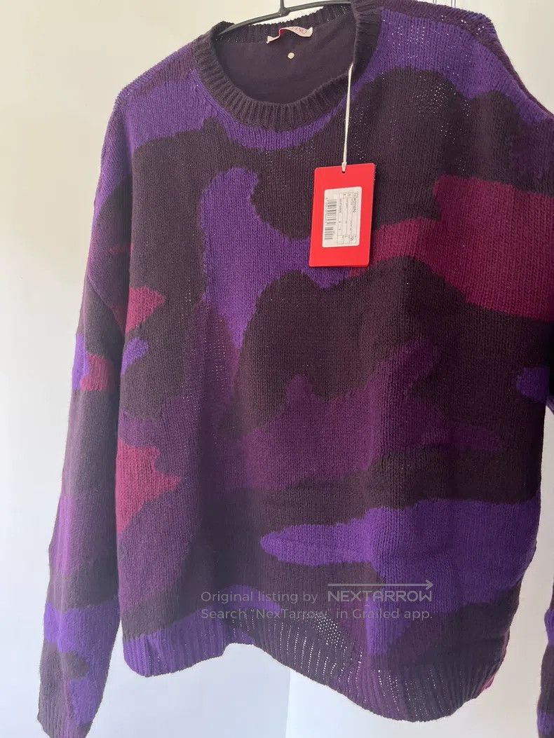 Valentino Valentino Camouflage Heavy Industry Series Men's Knit Size US L / EU 52-54 / 3 - 2 Thumbnail