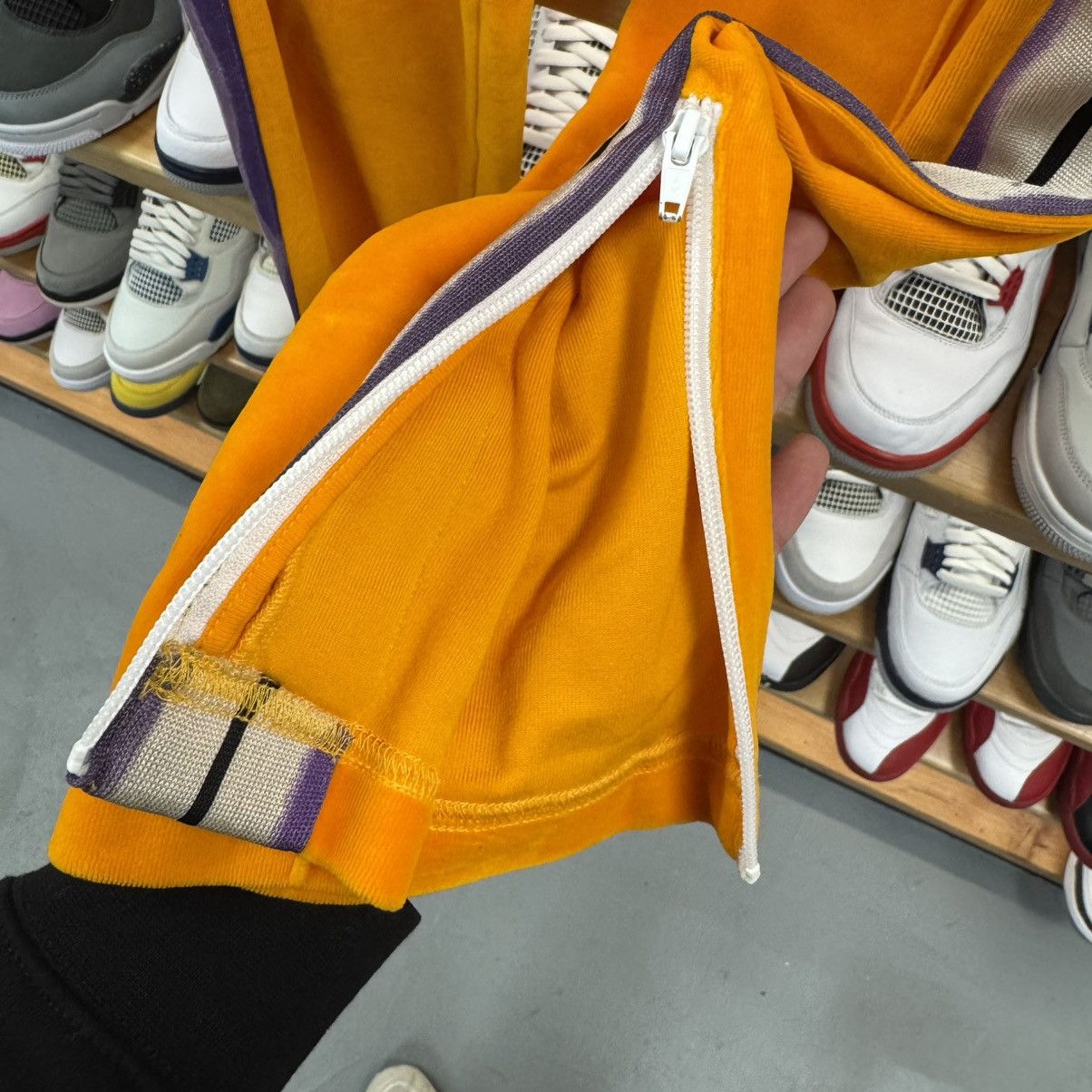 Palm Angels Palm Angels Tie Dye Tape Chenille Track Pants Orange Size US 34 / EU 50 - 4 Thumbnail