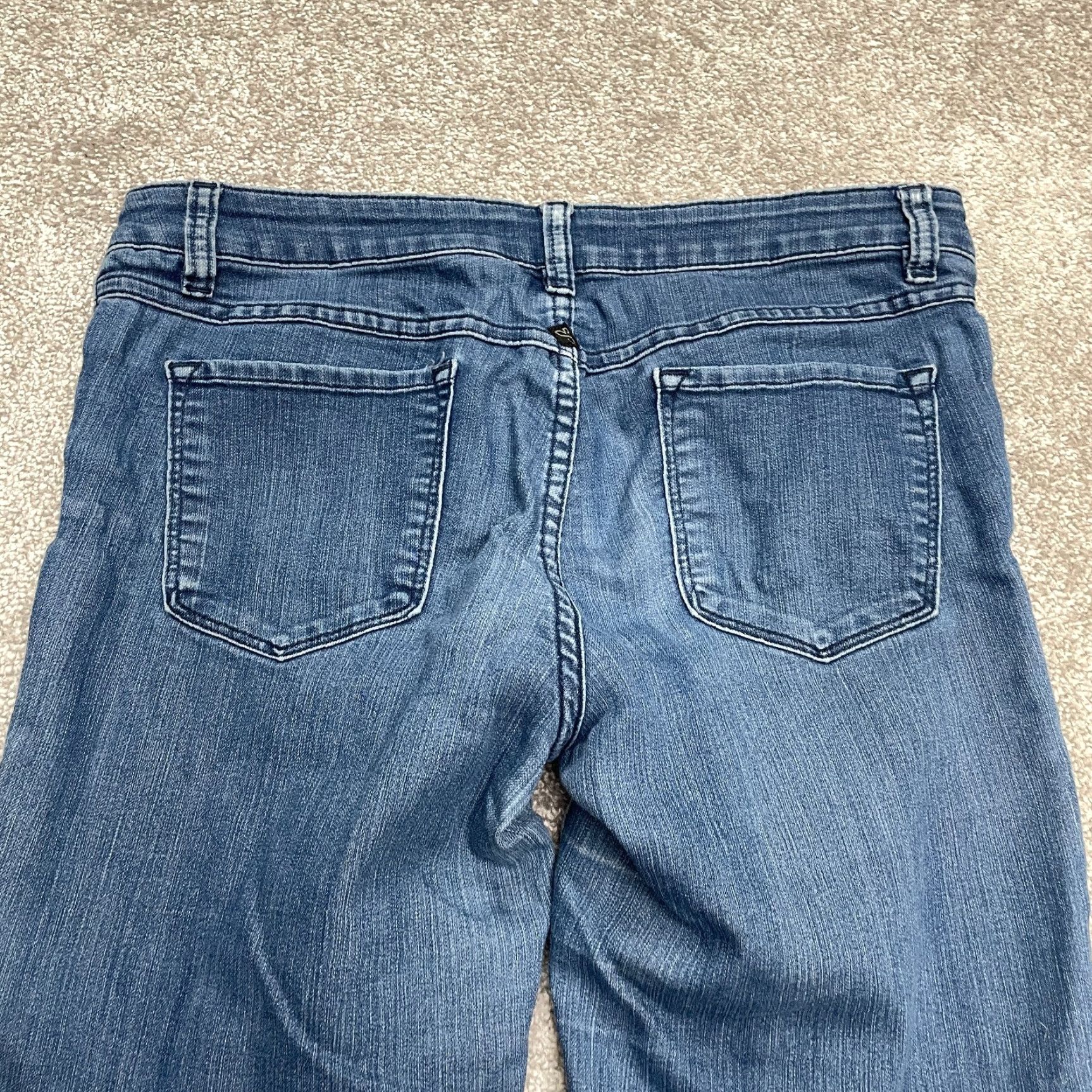 Prana Prana Kara Denim Jeans Womens 10 Blue Medium Wash Mid Rise Straight Cotton JeansSize 10 Regular Womens Boys Girls? Size 32" / US 10 / IT 46 - 4 Thumbnail