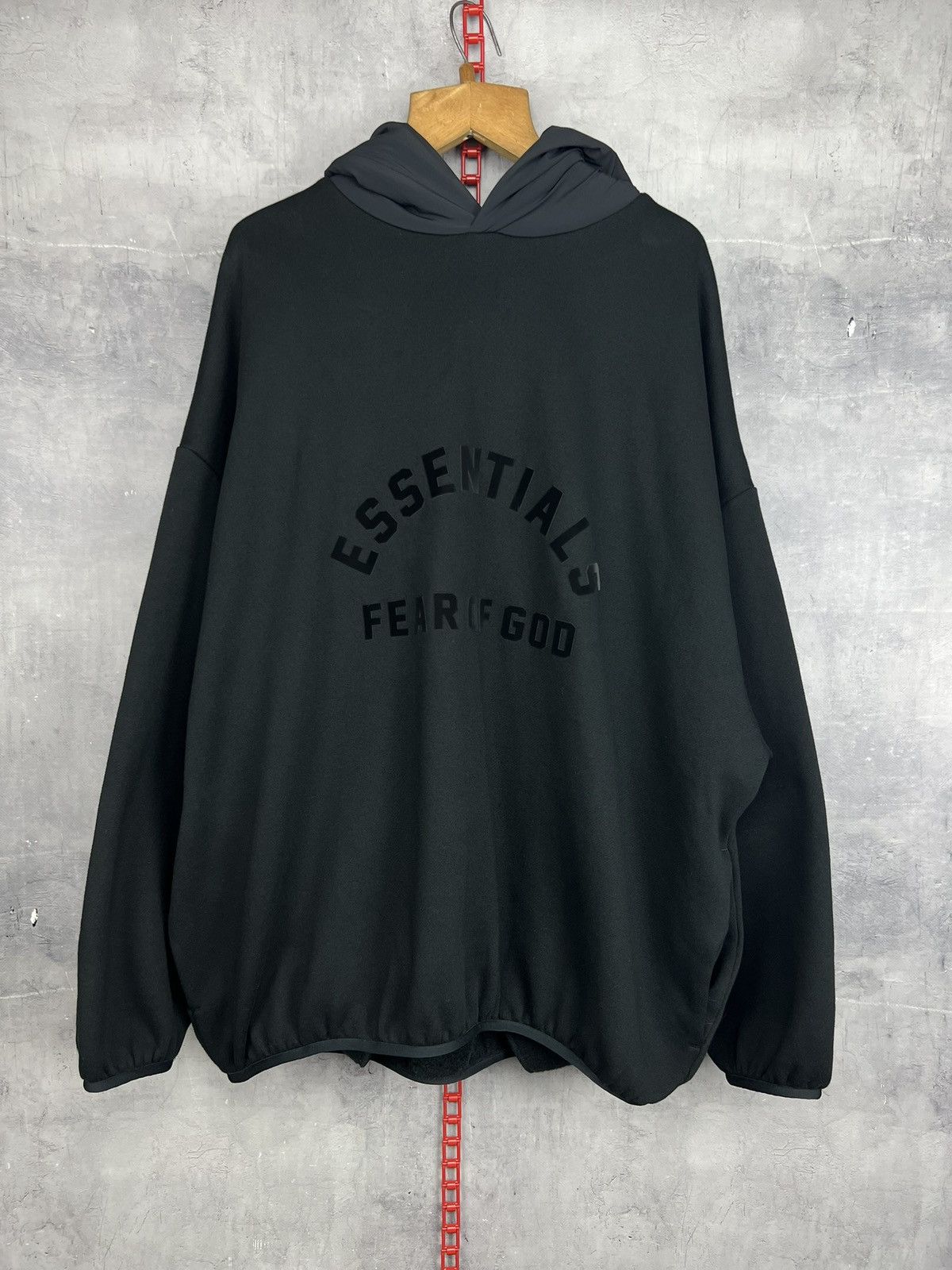 Fear of God fear of god essentials nylon fleece black hoodie size L Size US L / EU 52-54 / 3 - 3 Thumbnail