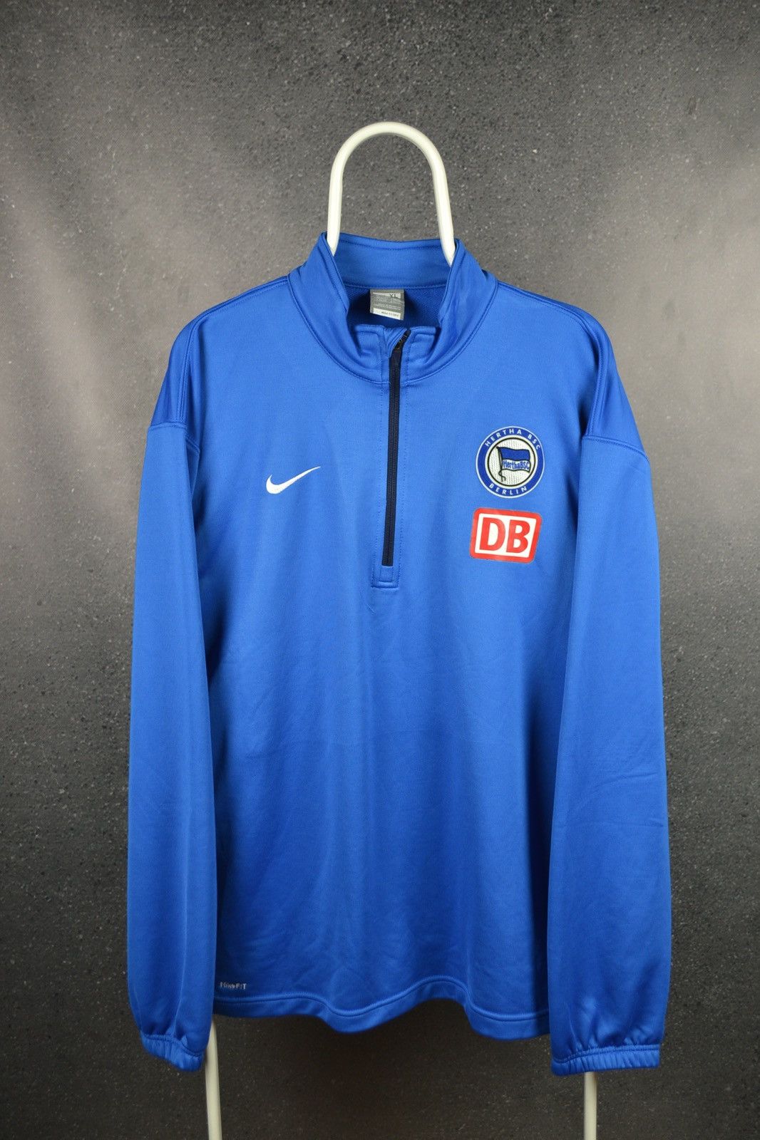 Nike × Vintage BSC Hertha Berlin Football Sweatshirt Vintage Nike Soccer XL Size US XL / EU 56 / 4 - 1 Thumbnail