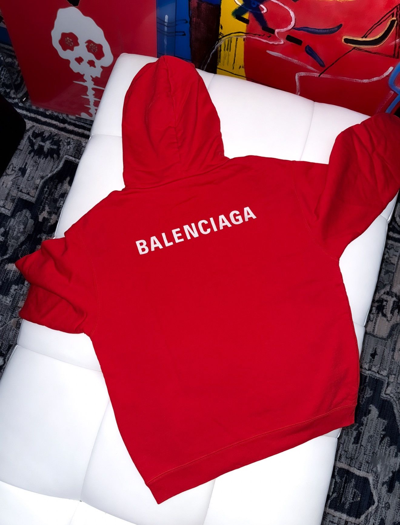 Balenciaga Balenciaga logo hoodie Size US S / EU 44-46 / 1 - 1 Thumbnail
