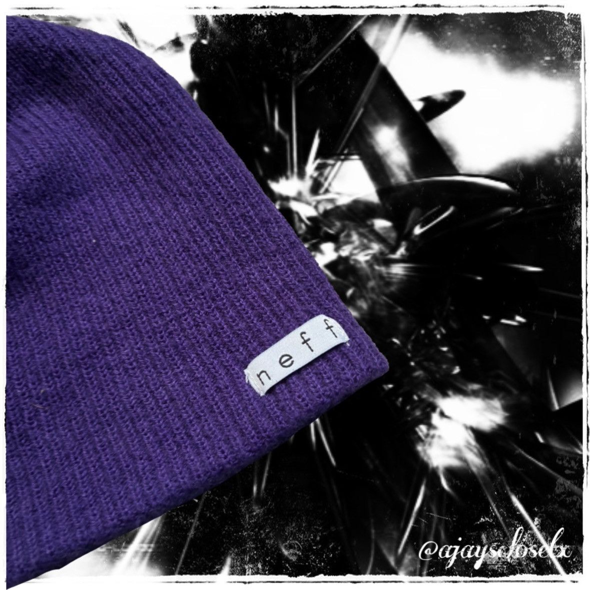NEFF Purple neff beanie 🏆 Size ONE SIZE - 2 Thumbnail