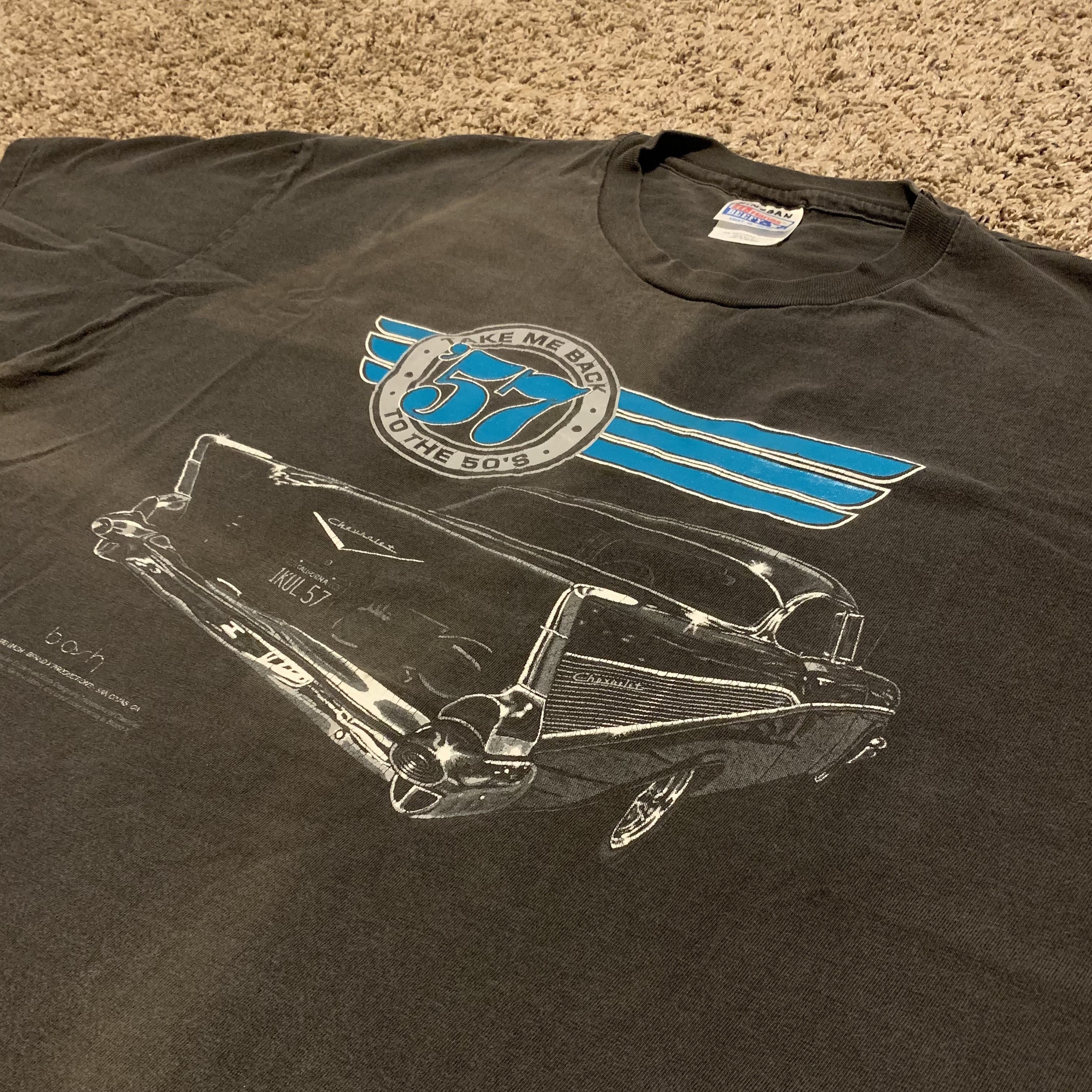 Hanes VINTAGE CHEVY T-SHIRT Size US XL / EU 56 / 4 - 3 Thumbnail