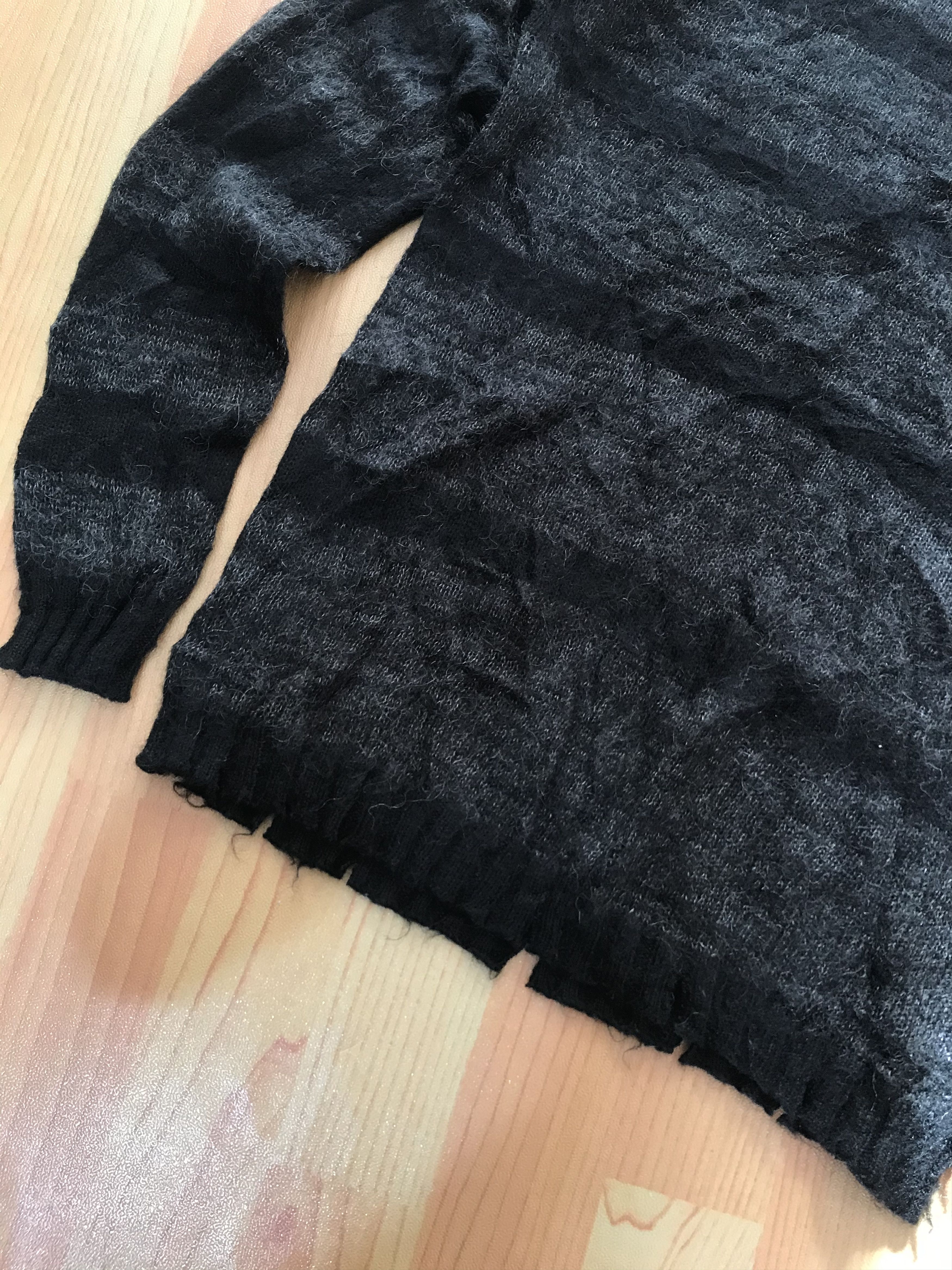 Japanese Brand × Vintage Vintage knit sweatshirts distressed junya style Size US M / EU 48-50 / 2 - 3 Thumbnail