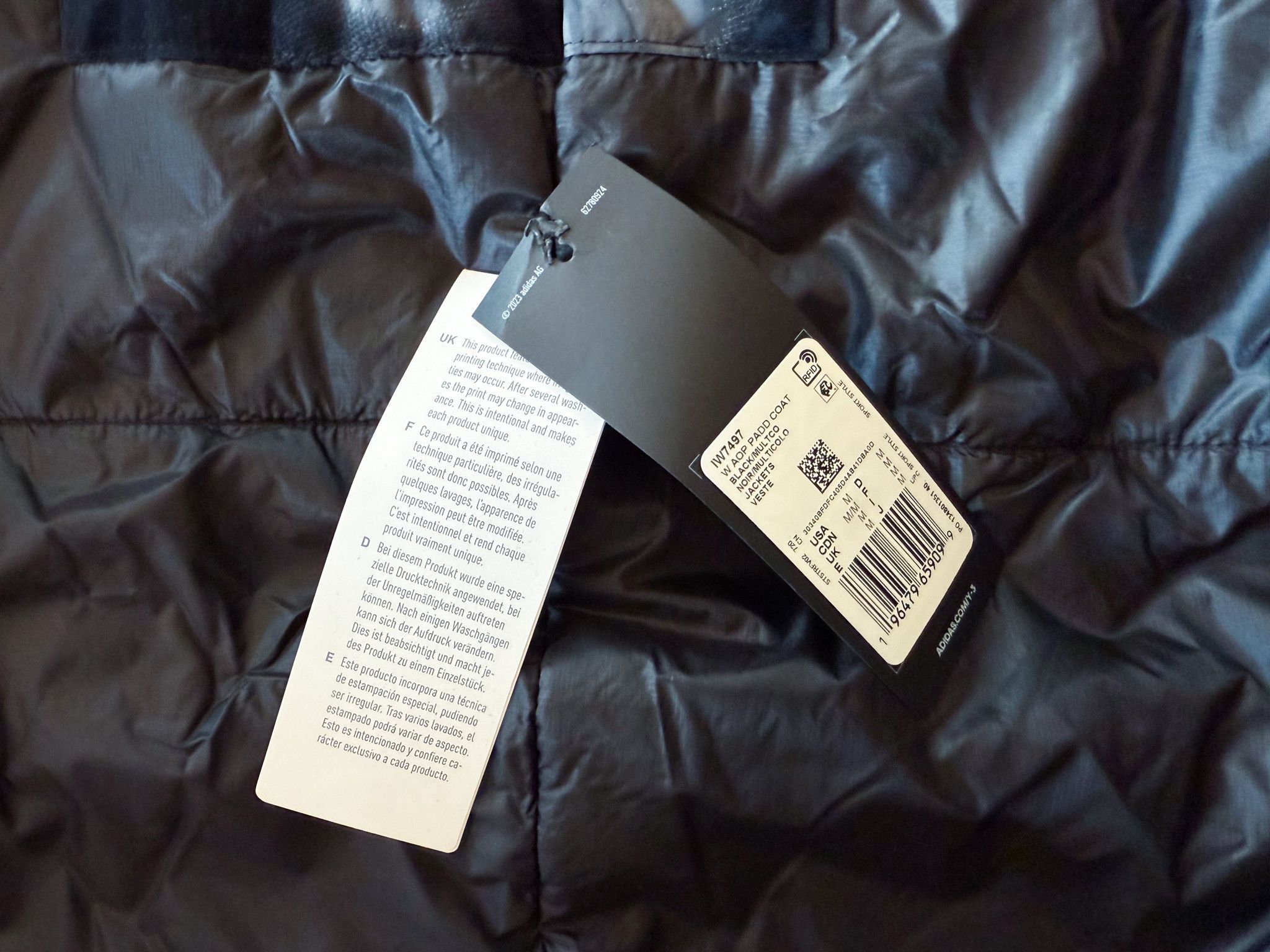 Y-3 Y-3 AOP PADDED JACKET ABSTRACT PRINT JACKET SZ. M Size M / US 6-8 / IT 42-44 - 7 Thumbnail