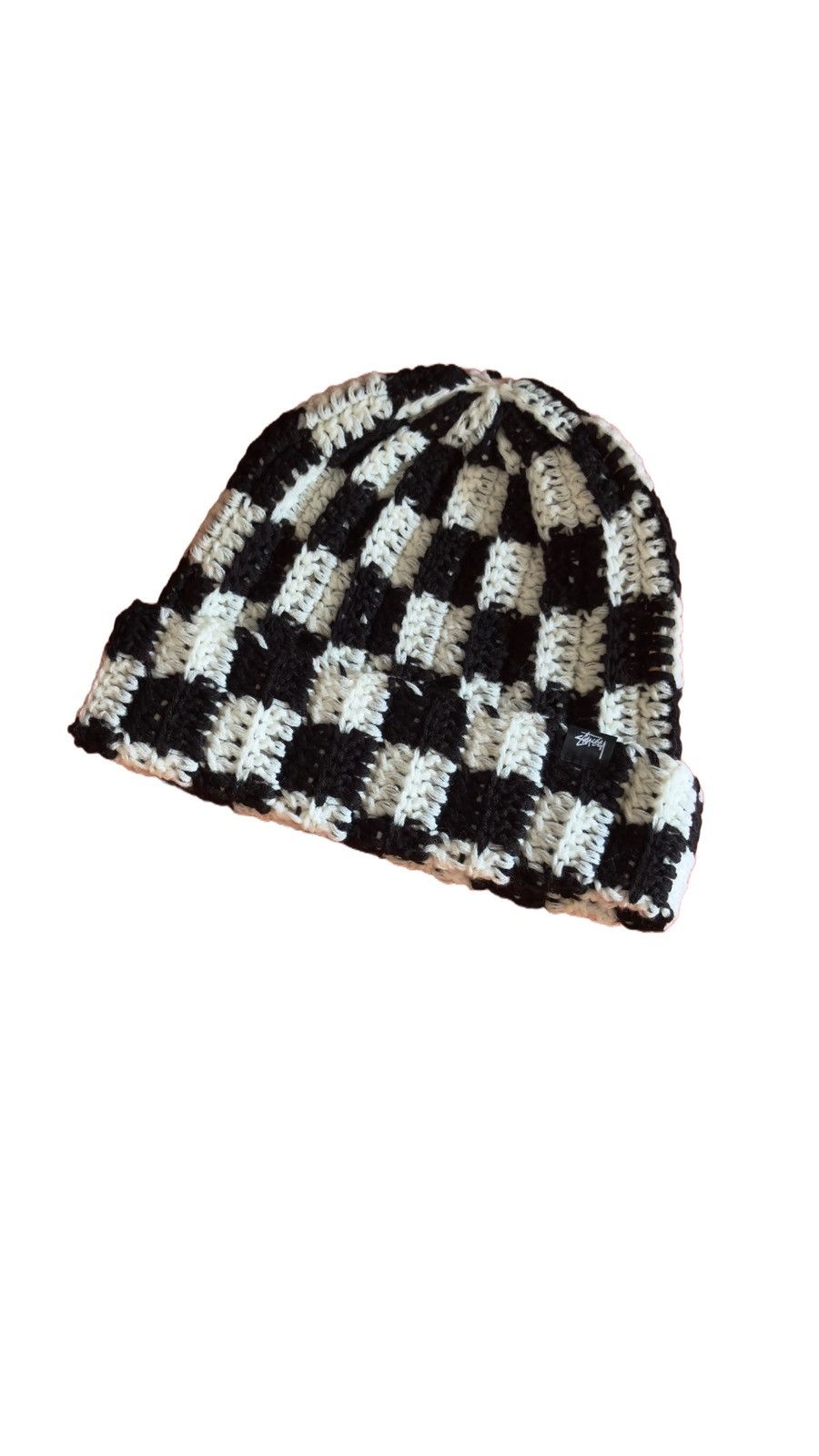 Stussy Stussy Crochet Checkered Beanie Size ONE SIZE - 1 Thumbnail