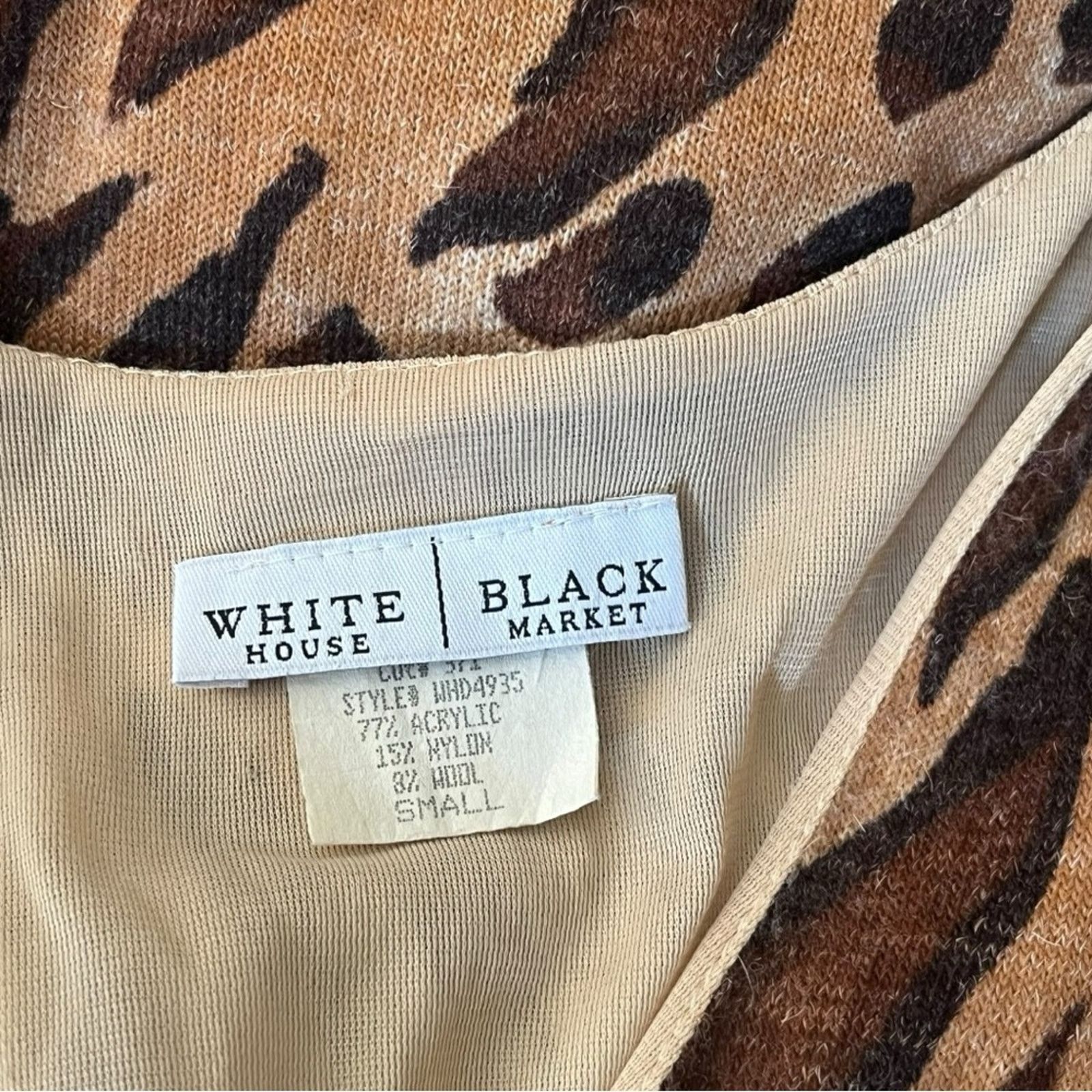 White House Black Market White House Black Market animal print dress Size S / US 4 / IT 40 - 5 Thumbnail