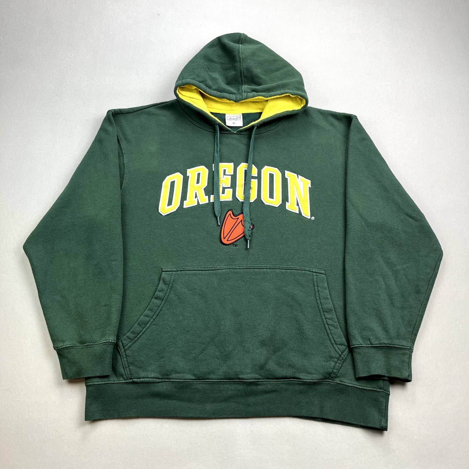 Vintage Oregon Ducks Hoodie Sweatshirt Green University College UO ...