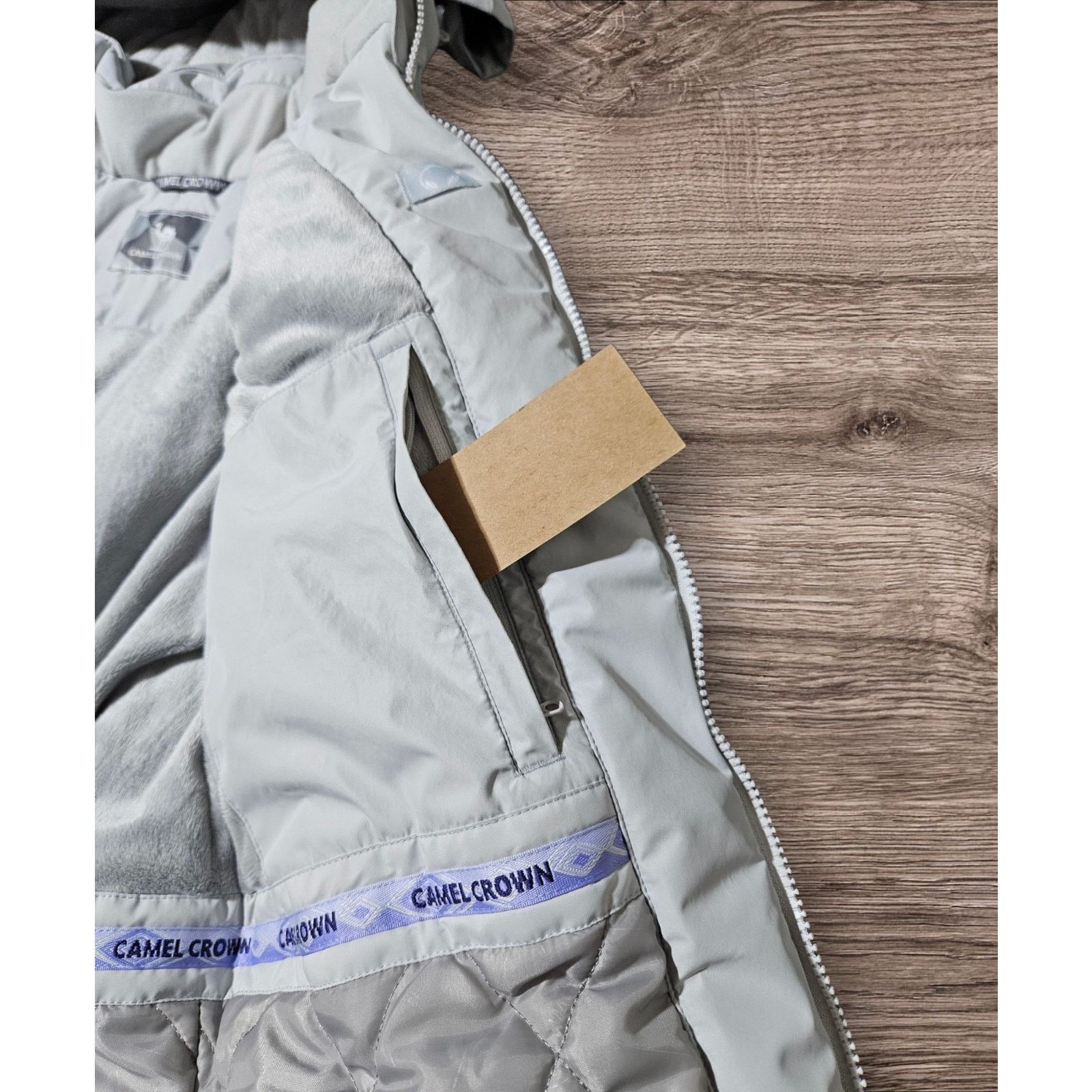 Other CAMEL CROWN Hooded Jacket Full Zip Women Medium Fleece Lined Size M / US 6-8 / IT 42-44 - 6 Thumbnail