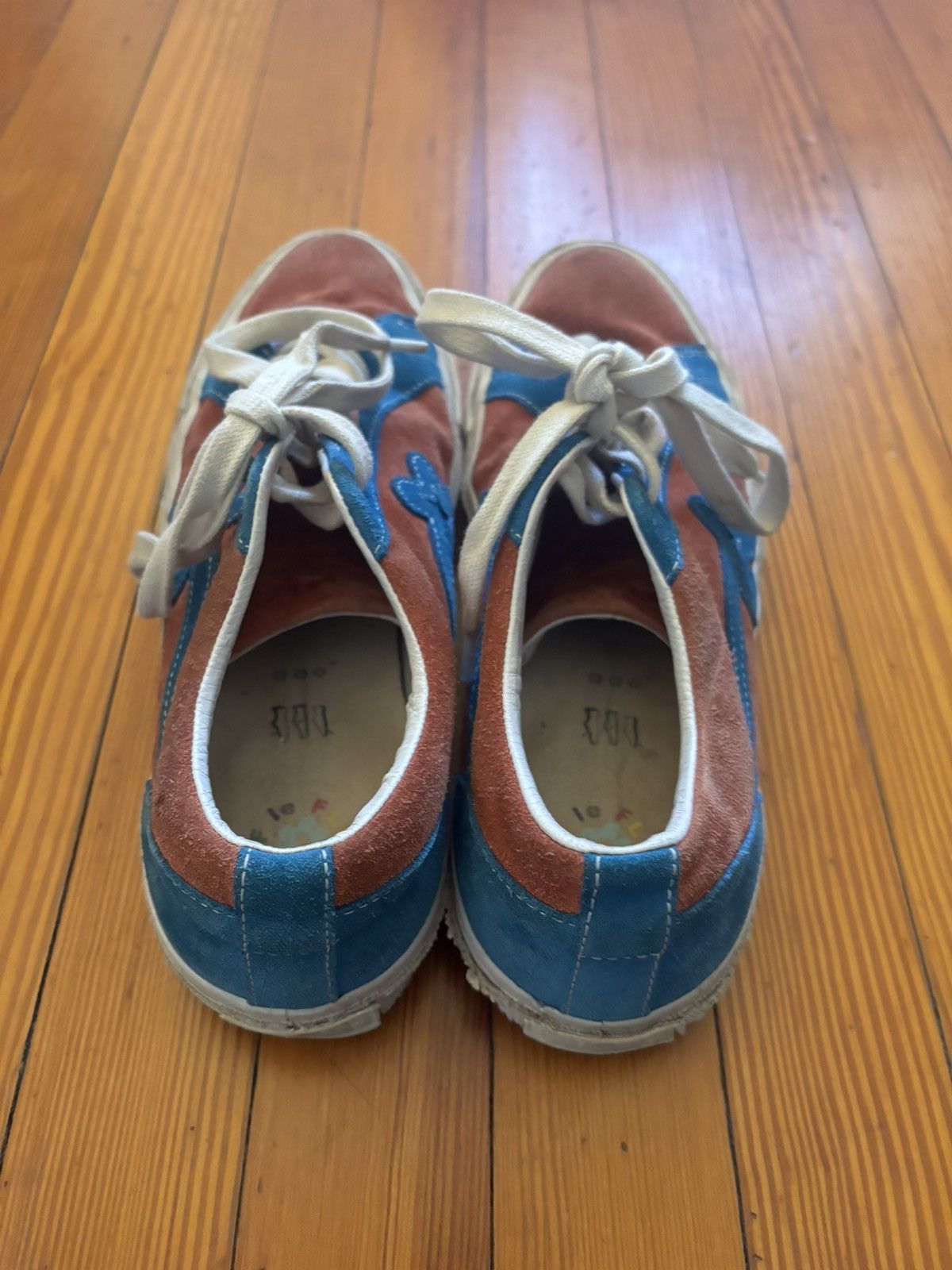 Converse × Golf Wang × Golf le Fleur Golf Le Fleur Red/Blue Original Low Top Converse Men’s 10 Size US 10 / EU 43 - 5 Thumbnail