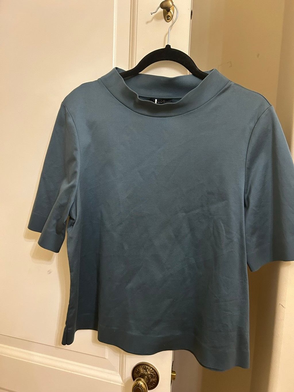 Cos Women's COS Boxy Mock Neck Shirt Top Size M / US 6-8 / IT 42-44 - 3 Thumbnail