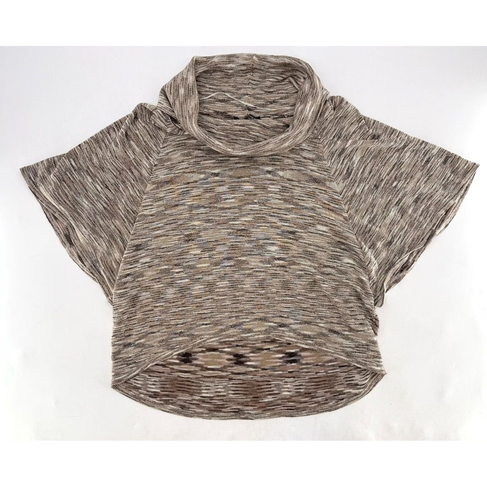 Vintage INC International Concepts Batwing Sweater - Gold Shimmer Brown Size L / US 10 / IT 46 - 4 Thumbnail
