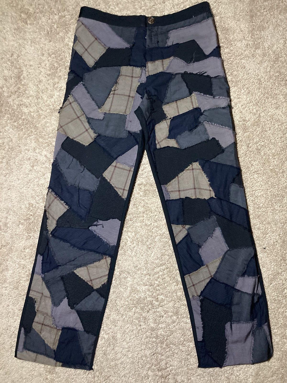 Dirk Schonberger SS03 Dirk Schonberger Patchwork Distressed Pants Boro 90s 20 Size US 32 / EU 48 - 1 Thumbnail