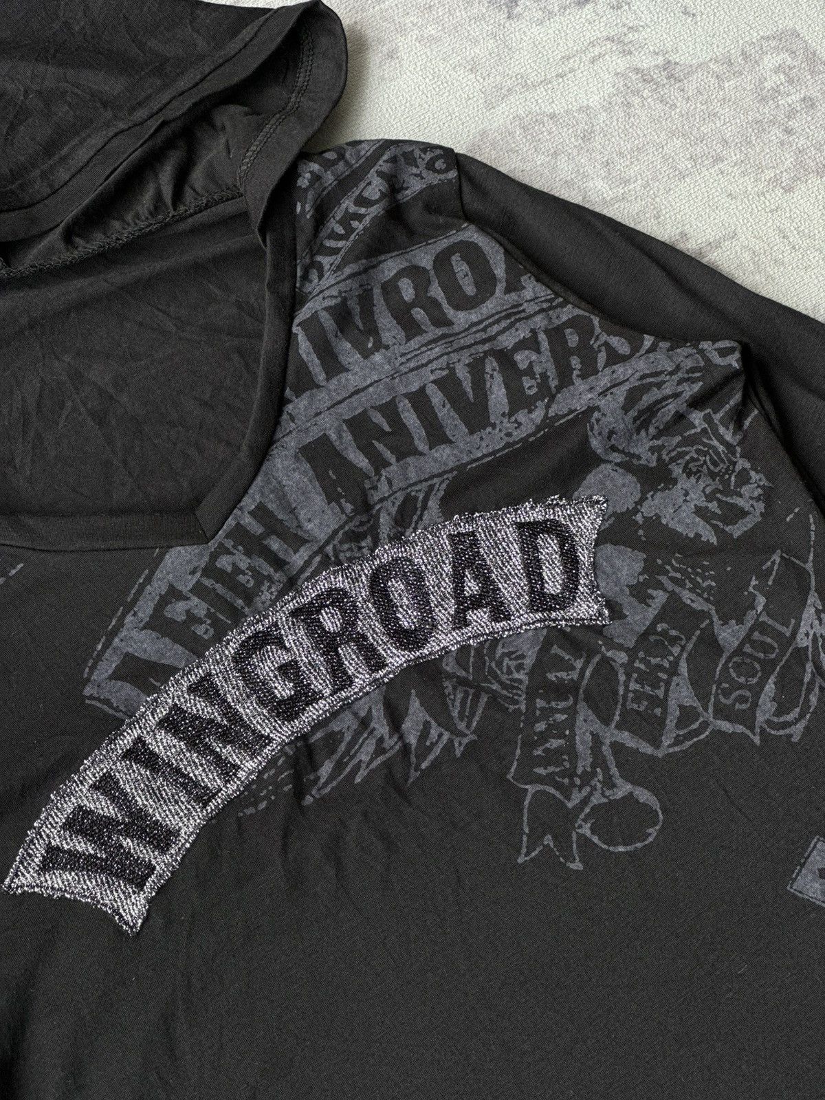 Japanese Brand Punk Edge One Wing Road Skulls Poem Riot Hoodies Size US S / EU 44-46 / 1 - 5 Thumbnail