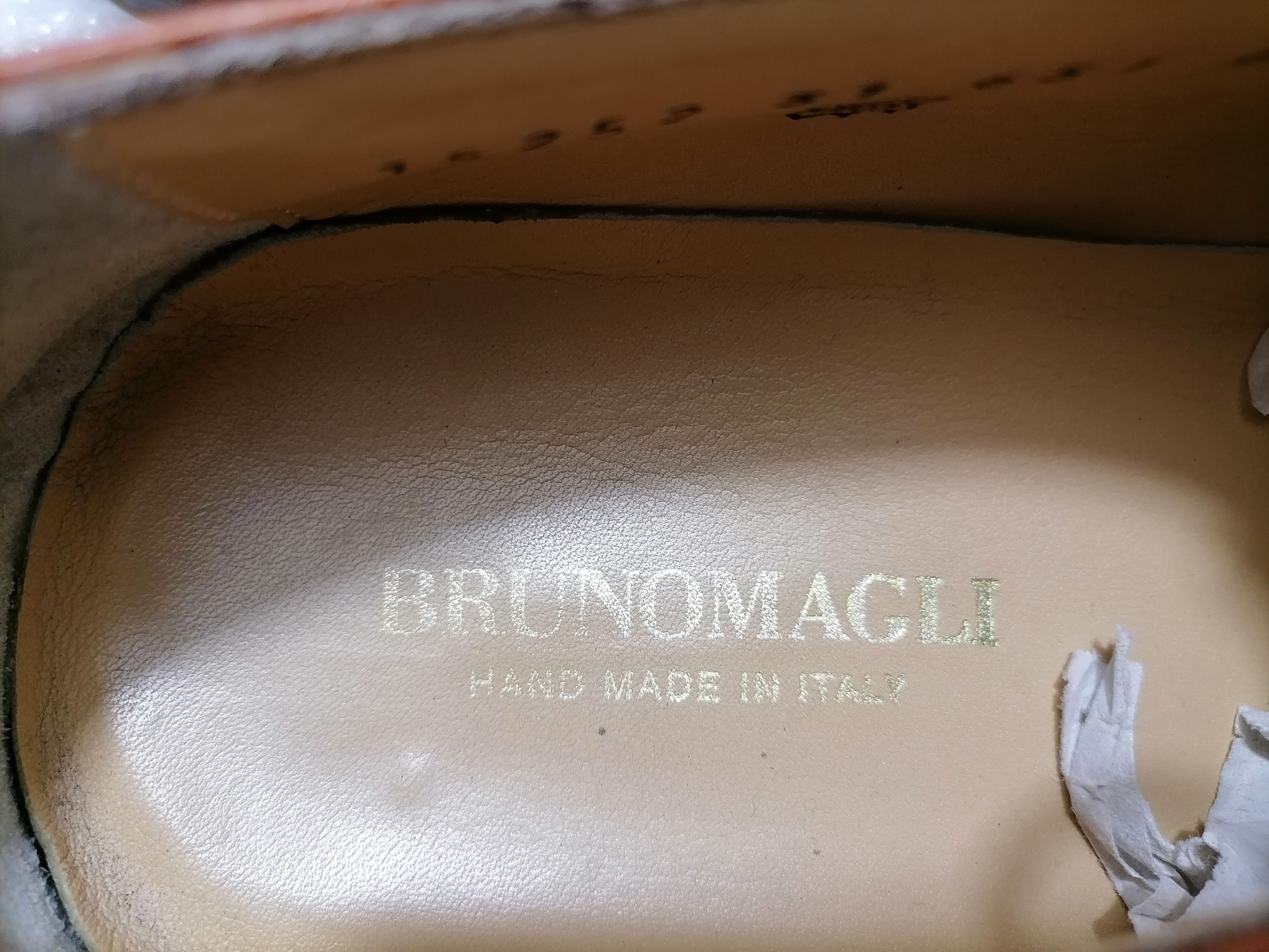 Bruno Magli Leather Man Shoes Handmade Size US 9 / EU 42 - 7 Thumbnail