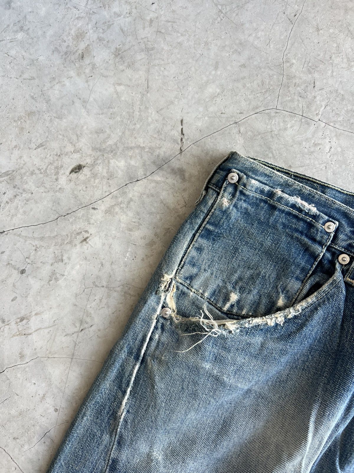Levi's Levis Engineered Jeans Buckle Back Tag W36 Actual 37x31.5 Size US 36 / EU 52 - 3 Thumbnail