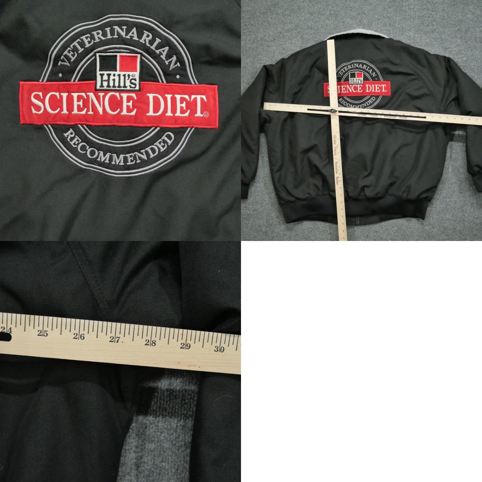 Vintage VINTAGE Jacket Mens 2XL Black Bomber 90s Fleece Lined Polyester Snap Zip Size US XXL / EU 58 / 5 - 8 Thumbnail