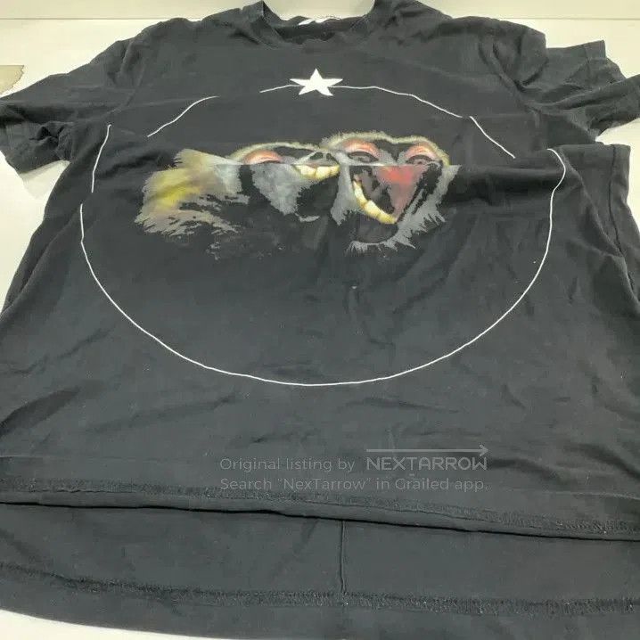 Givenchy Givenchy Roaring Double Monkey Print Short-Sleeve T-Shirt. Size US L / EU 52-54 / 3 - 7 Thumbnail