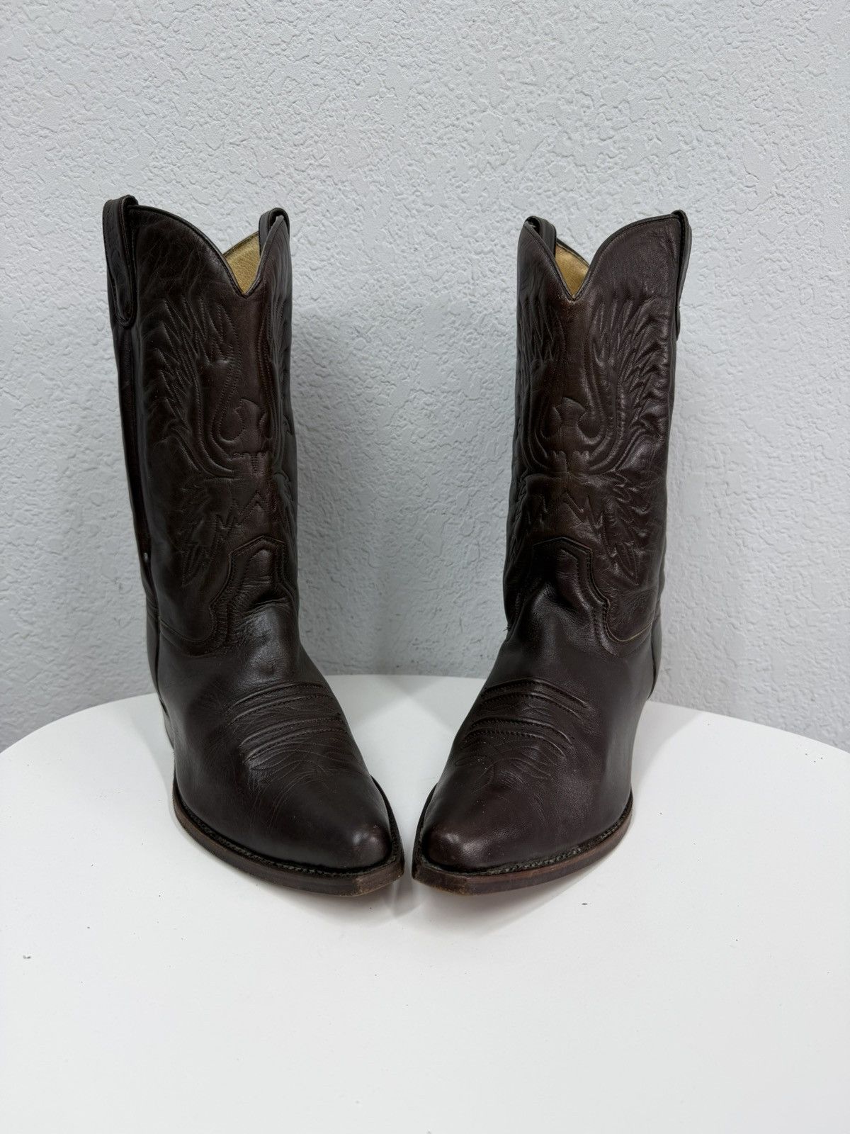 Sancho Boots Vintage Italian AS 98 Rick Owens Style Leather Cowboy Boots Size US 9.5 / EU 42-43 - 7 Thumbnail