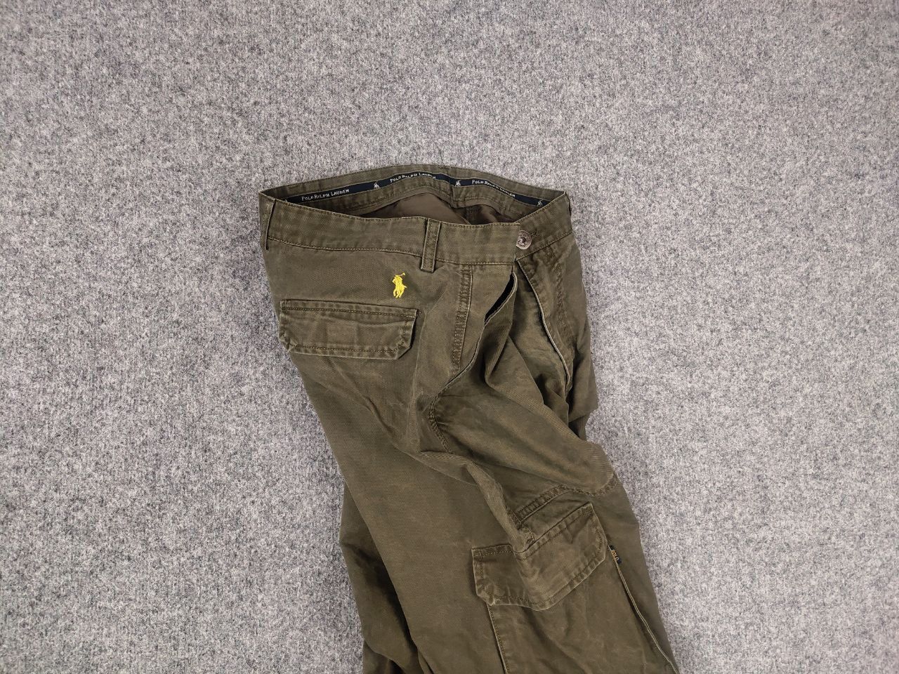 Polo Ralph Lauren Vintage 90's Polo Ralph Lauren Canvas Military Cargo Pants Size US 34 / EU 50 - 13 Thumbnail