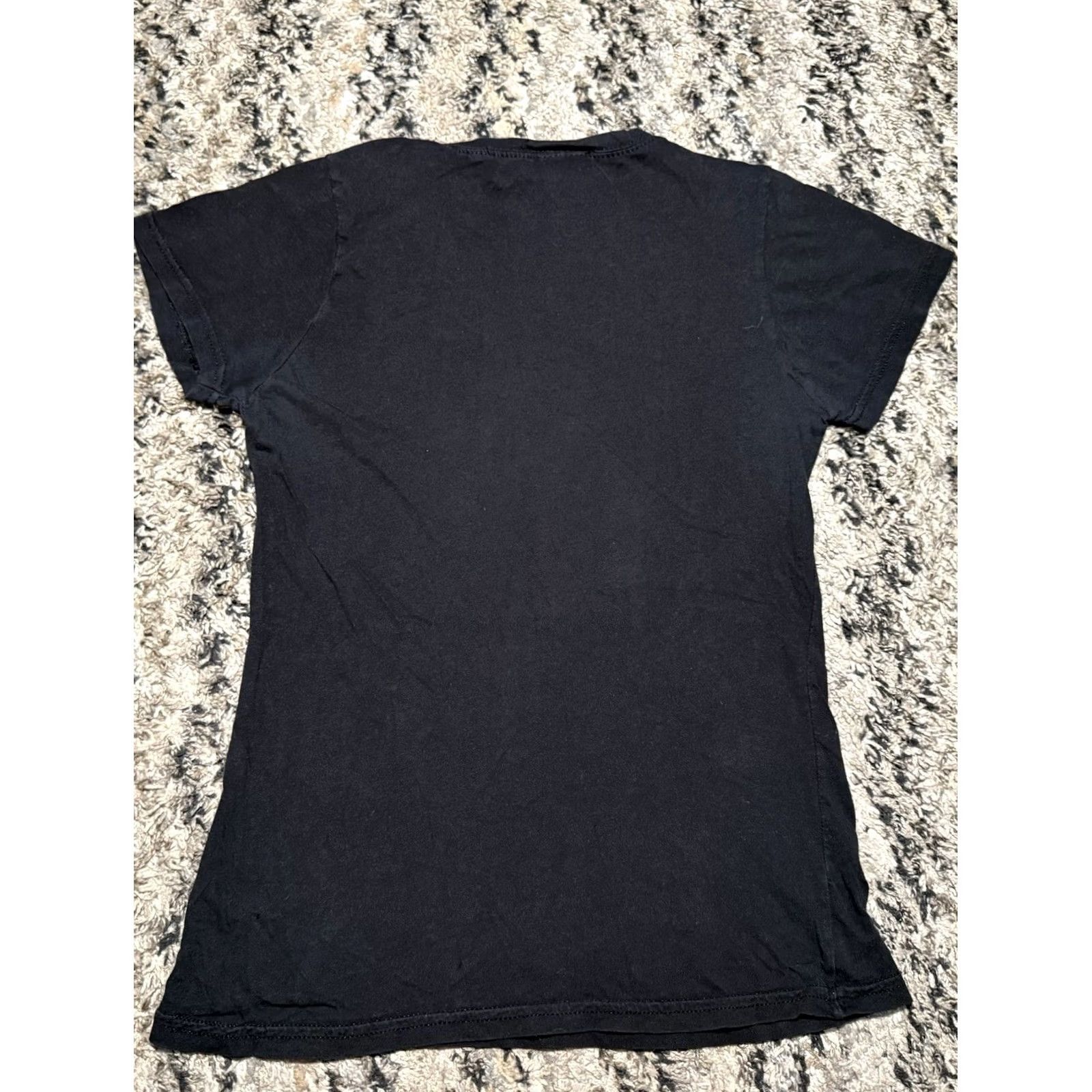 Hot Topic VINTAGE Myka Jelina Piper Fairy Emo Goth Hot Topic T-Shirt Woman’s M Black Short Sleeve Crew Neck Slim Juniors 100% Cotton Size M / US 6-8 / IT 42-44 - 5 Thumbnail