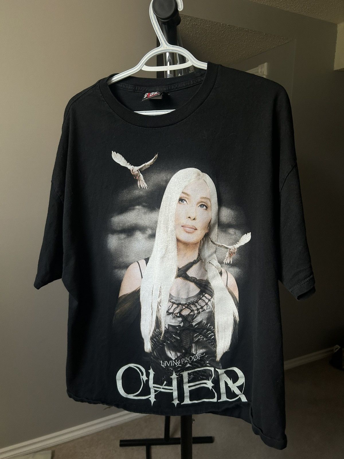 Vintage VINTAGE RARE Cher Band T-shirt Size US L / EU 52-54 / 3 - 1 Thumbnail