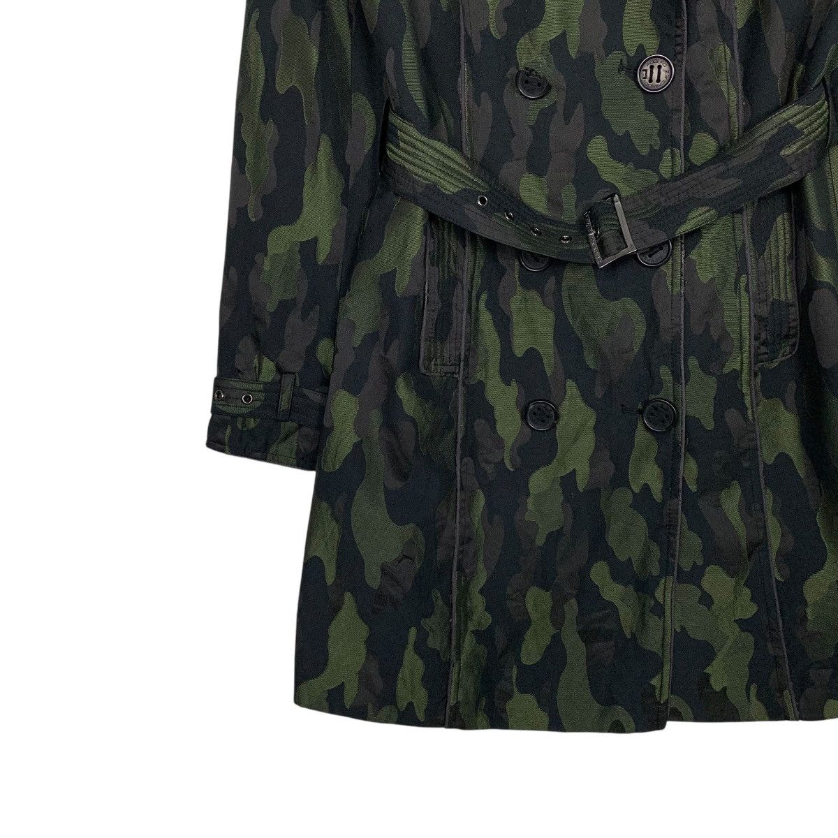 Adolfo Dominguez Aldolfo Dominguez Camouflage Double Breasted Trenchcoat Size XS / US 0-2 / IT 36-38 - 4 Thumbnail