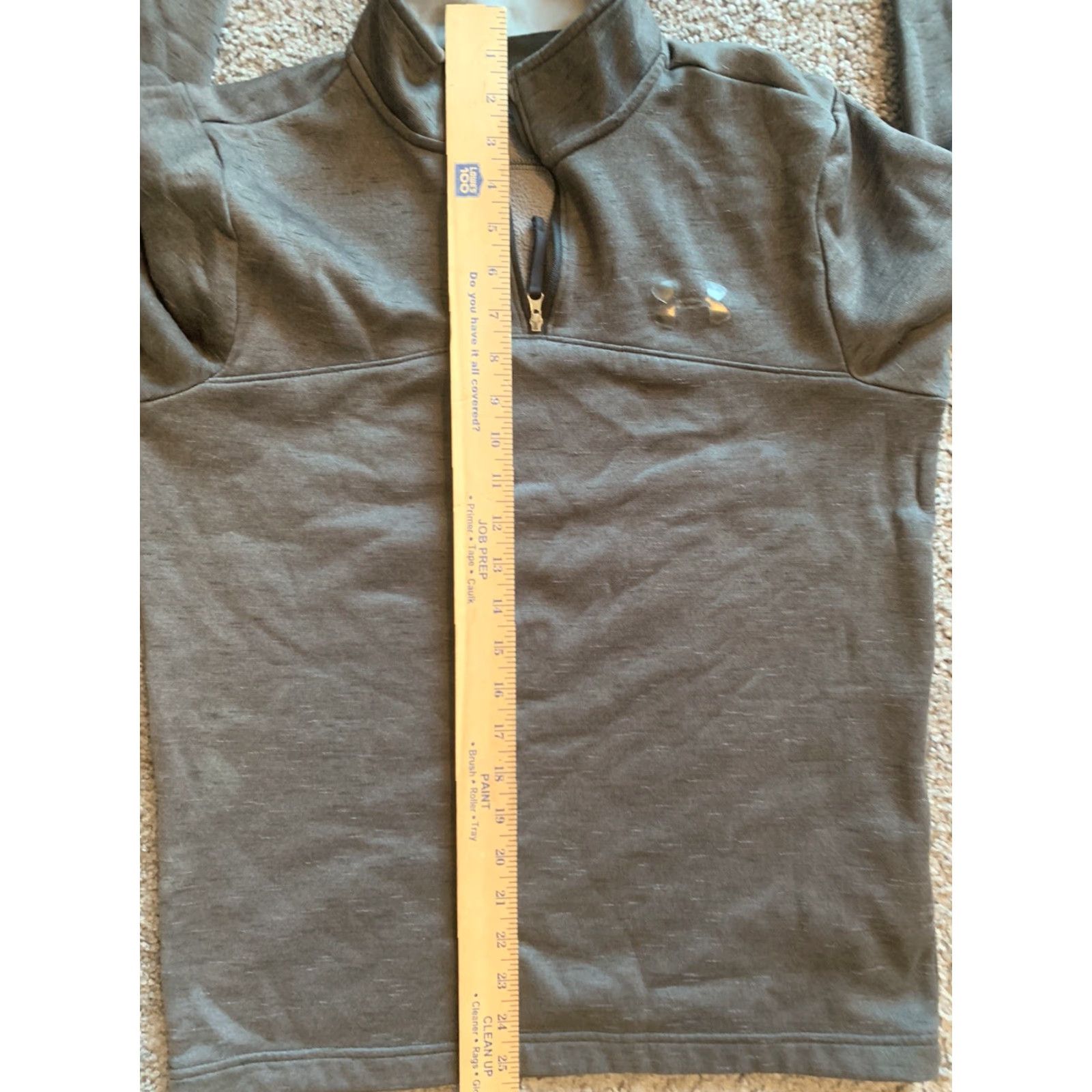 Under Armour Under Armour ColdGear Men’s Size Small BLACK 1/4 Zip Neck Sweater Fleece Shirt/Top Size US S / EU 44-46 / 1 - 7 Thumbnail