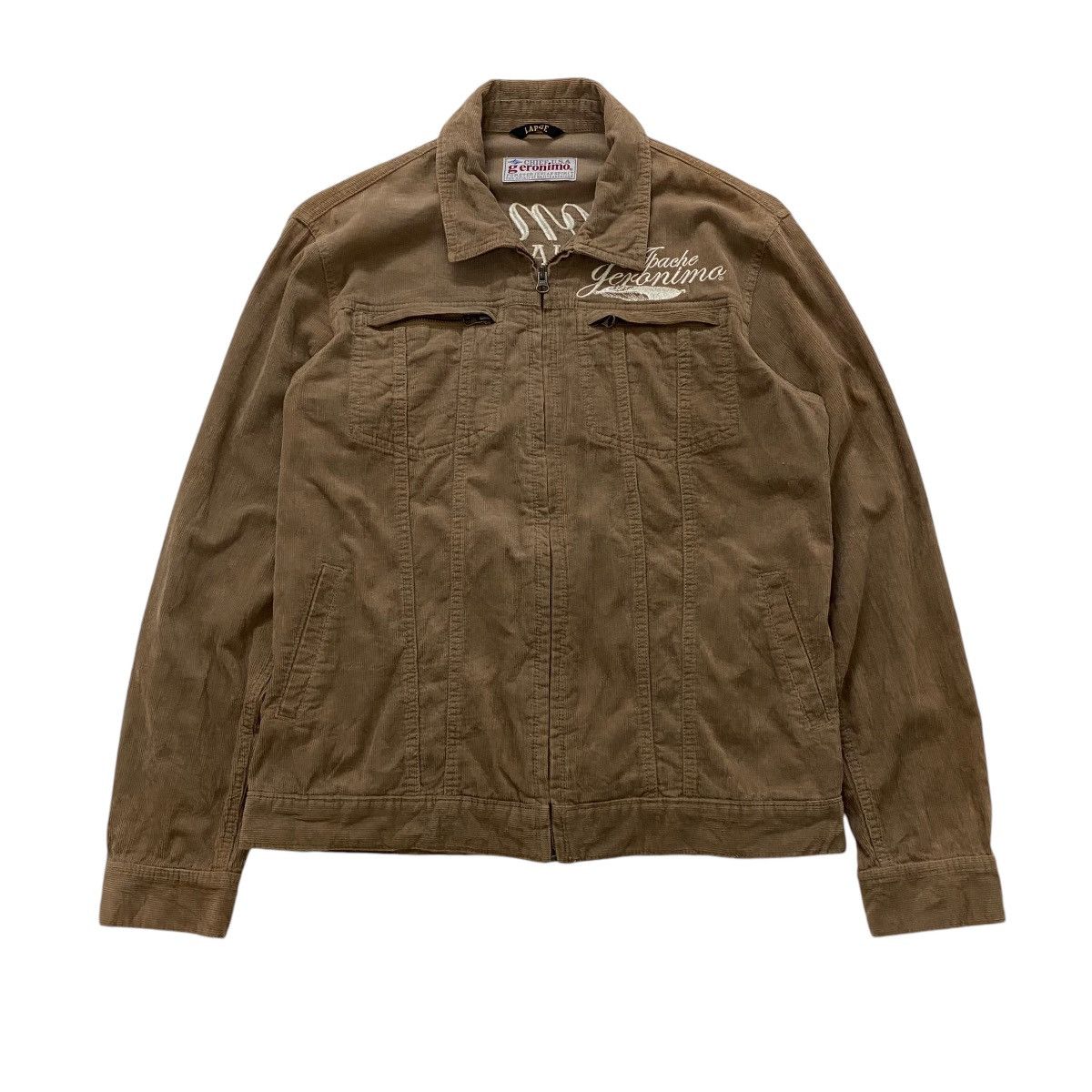 Vintage ☀️Gerinimo Arizona Tribes Native corduroy zipper jacket Size US S / EU 44-46 / 1 - 2 Thumbnail