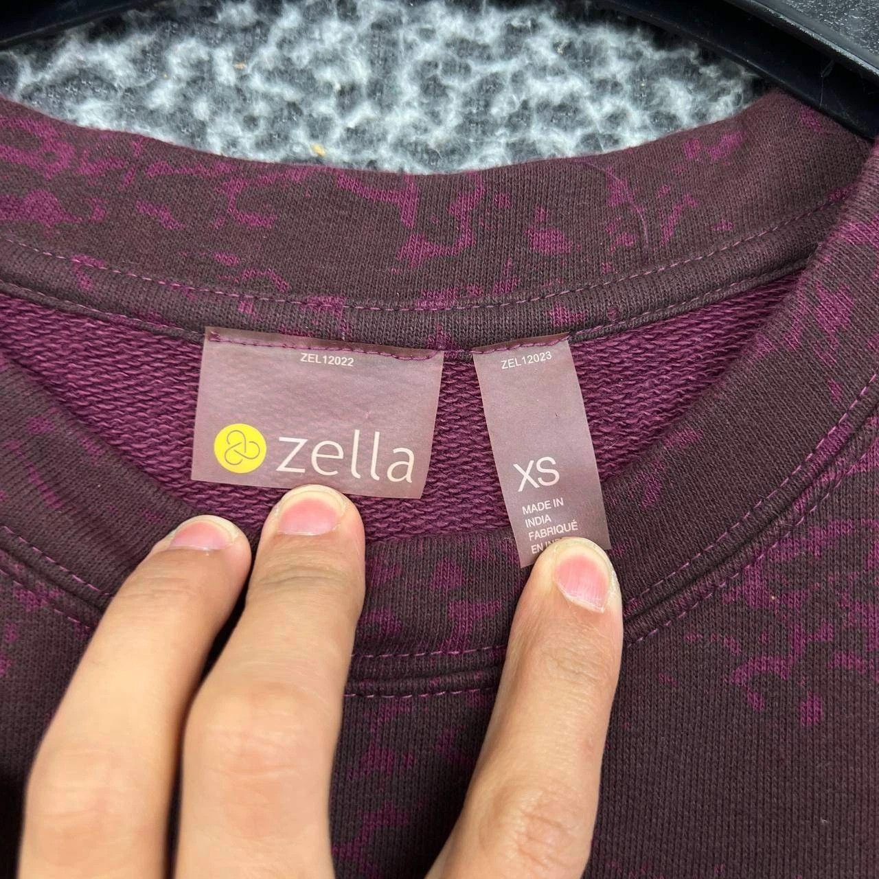 Other Zella Sweatshirt Women Red Coastal Side Slit Pullover XS Size XS / US 0-2 / IT 36-38 - 3 Thumbnail
