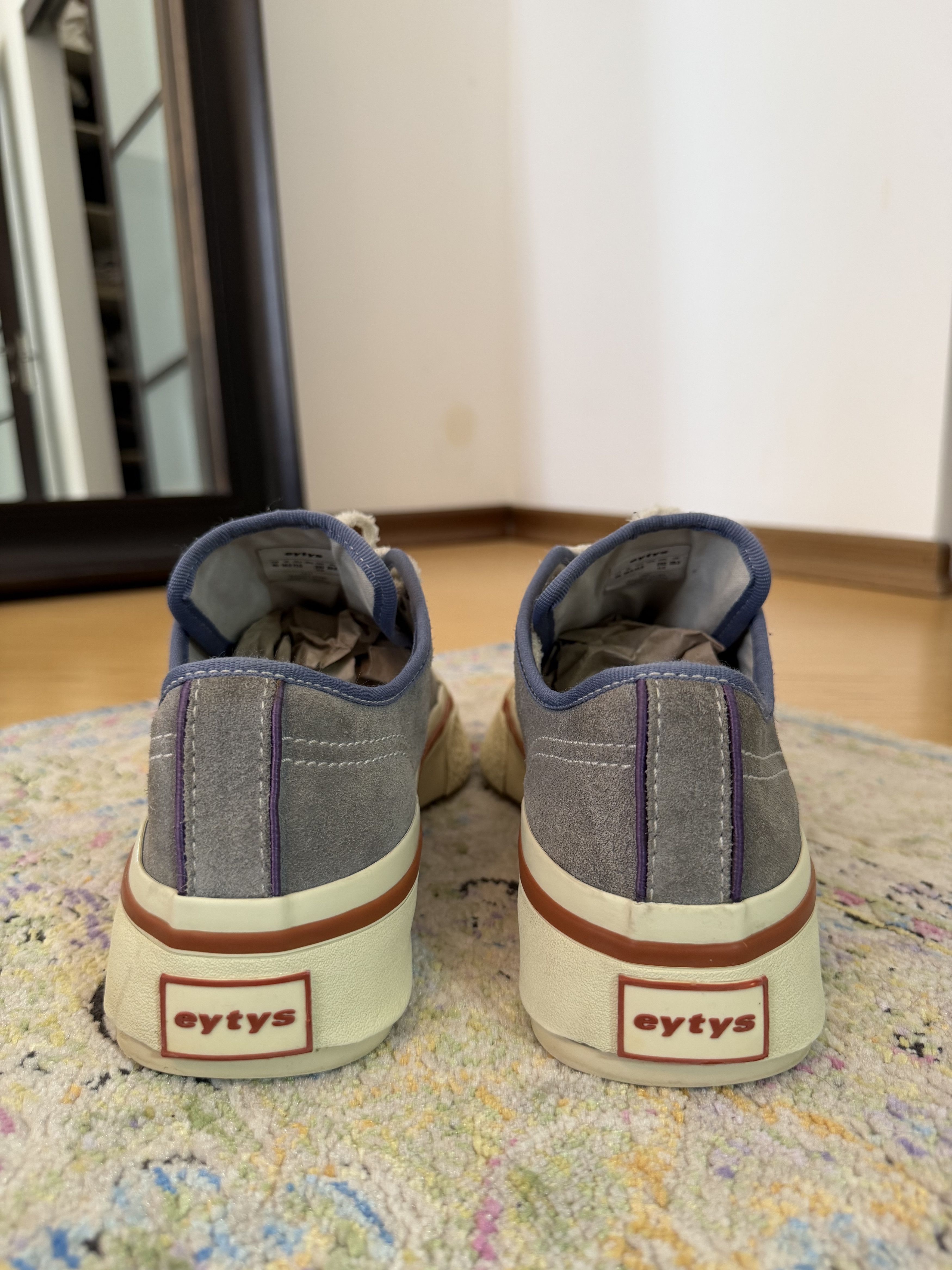 Eytys Eytys Laguna Blue Denim Sneakers Size US 12 / EU 45 - 11 Thumbnail