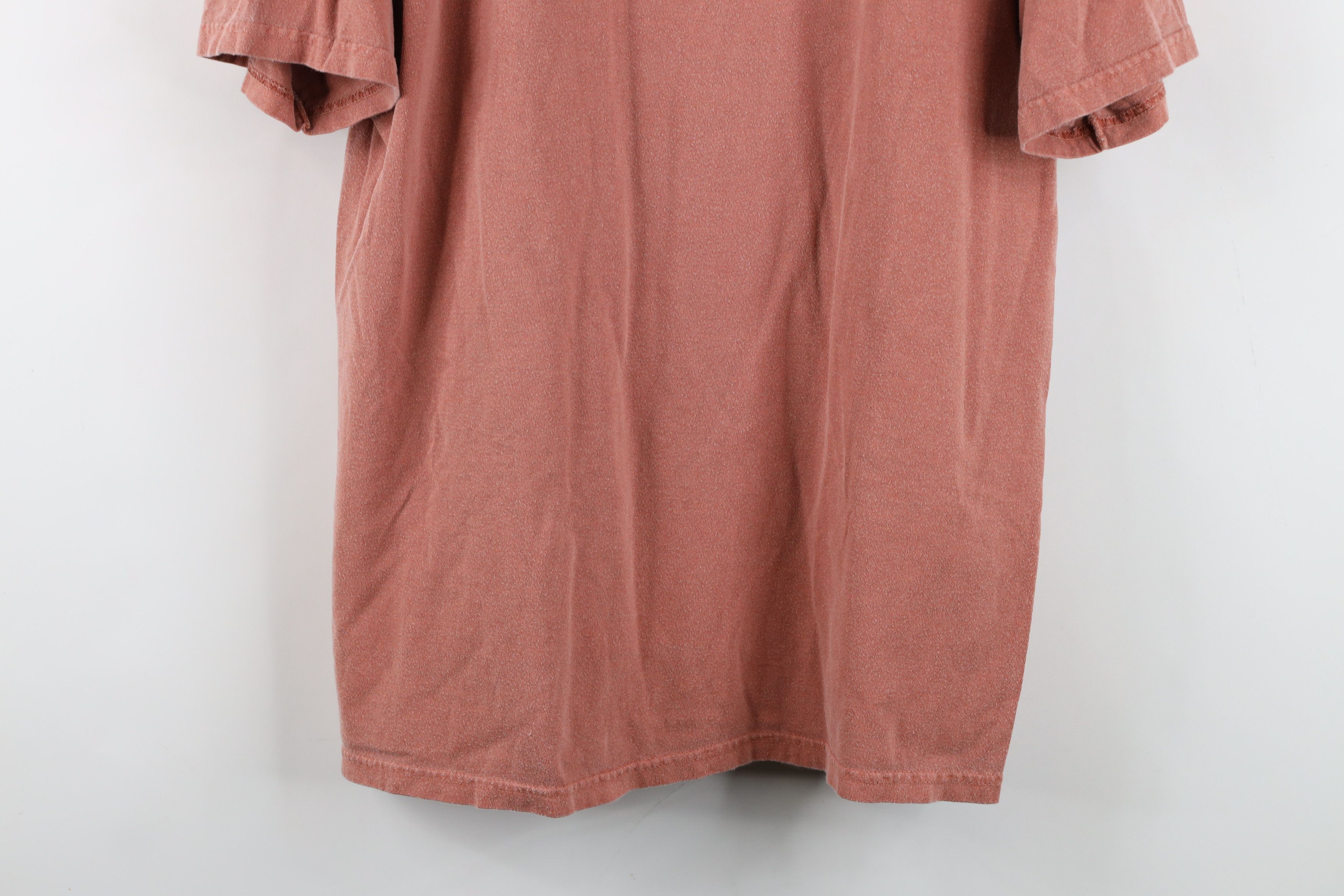 Vintage Vintage 90s Y2K Pigment Dye Jeep Motors T-Shirt Red Orange Size US M / EU 48-50 / 2 - 3 Thumbnail