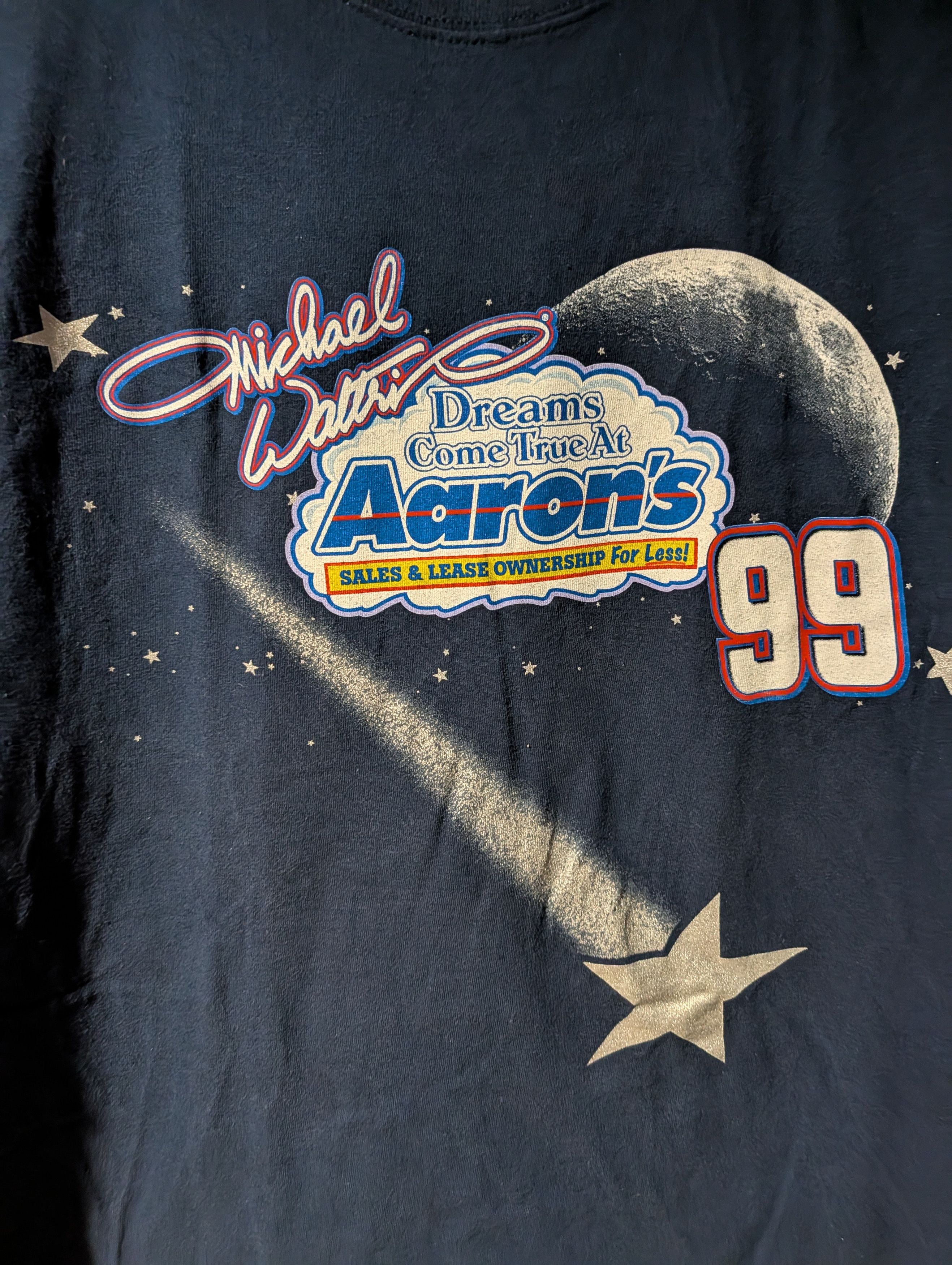 NASCAR Vintage 2003 Michael Waltrip Dream Machine Nascar T-Shirt Size US XL / EU 56 / 4 - 4 Thumbnail