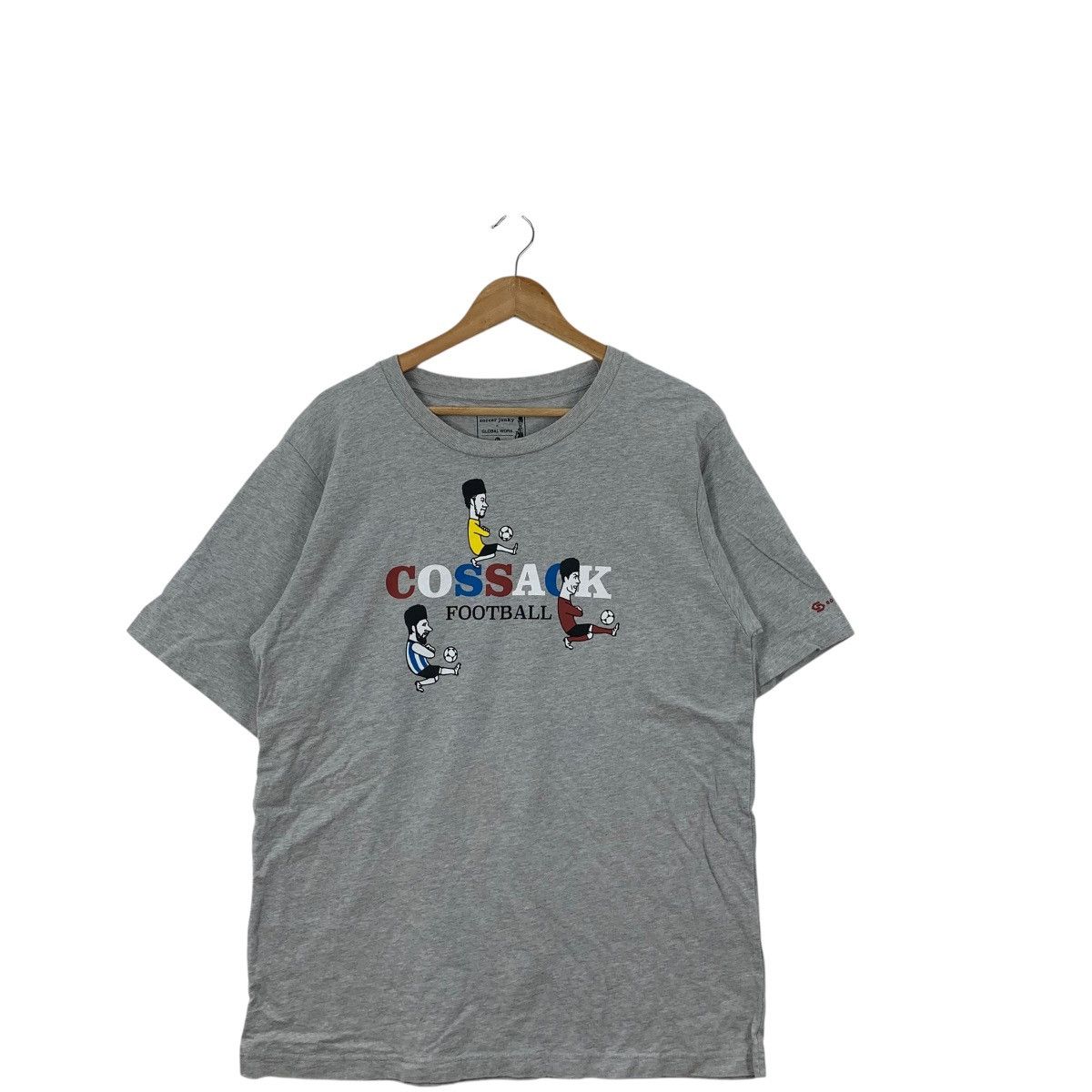 Other SOCCER JUNKY X GLOBAL WORK Cossack Football Tee Shirt Top Size US XL / EU 56 / 4 - 4 Thumbnail