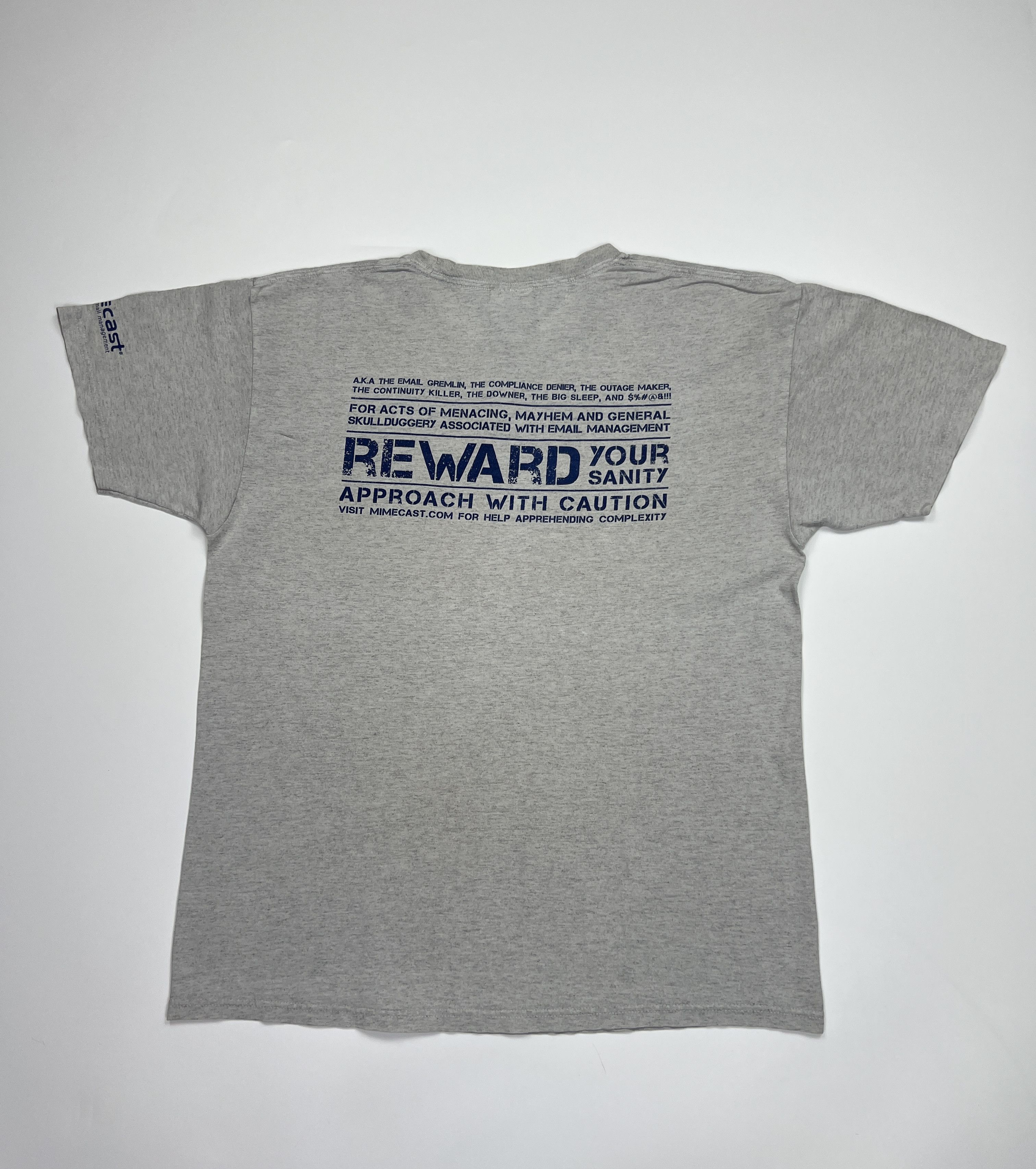 Vintage Vintage 00s Microsoft Email Cyber Security Graphic Tee Size US M / EU 48-50 / 2 - 2 Thumbnail