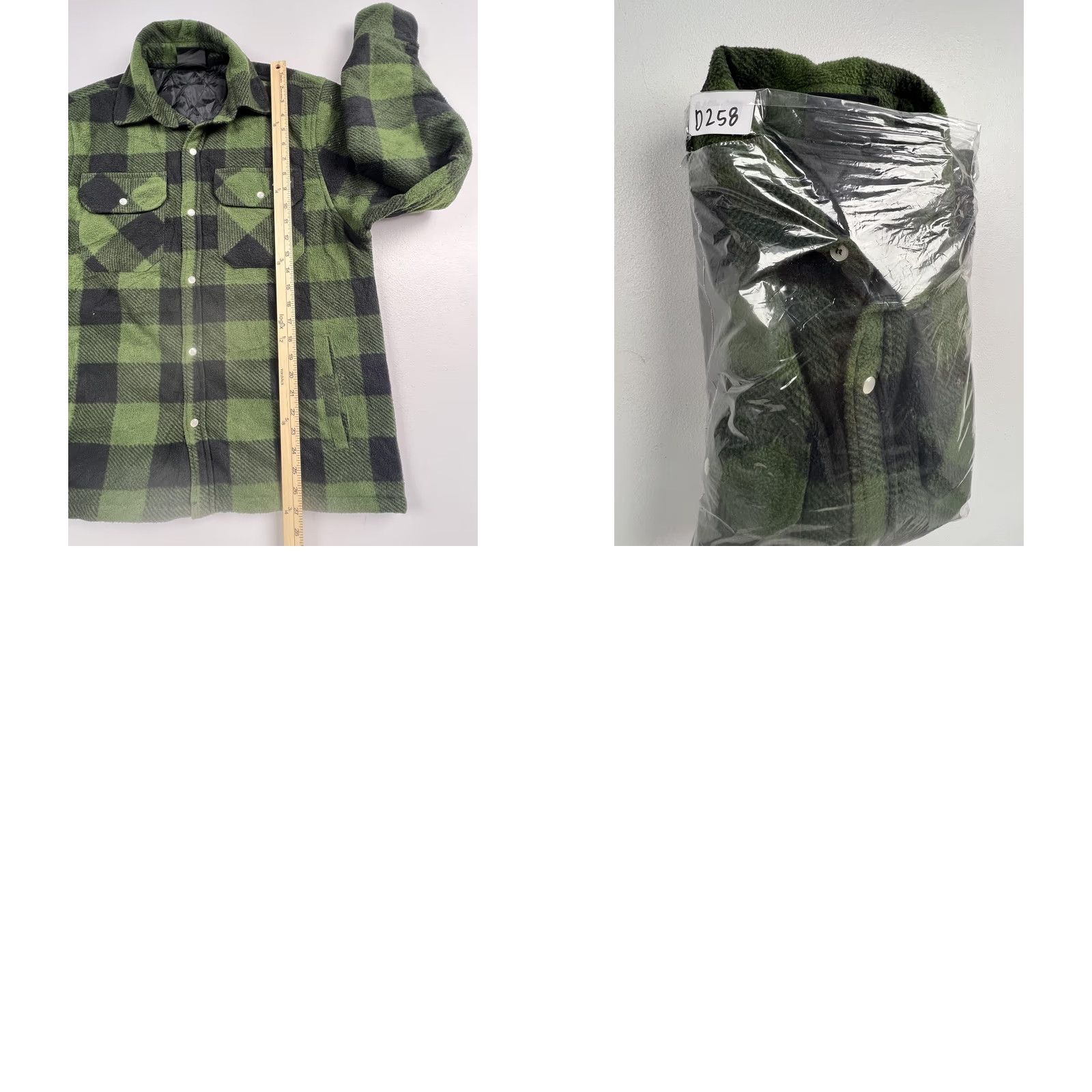 Dickies Dickies Jacket Mens Small Green Plaid Fleece Quilted Snap Shirt Lined Workwear Size US S / EU 44-46 / 1 - 8 Thumbnail