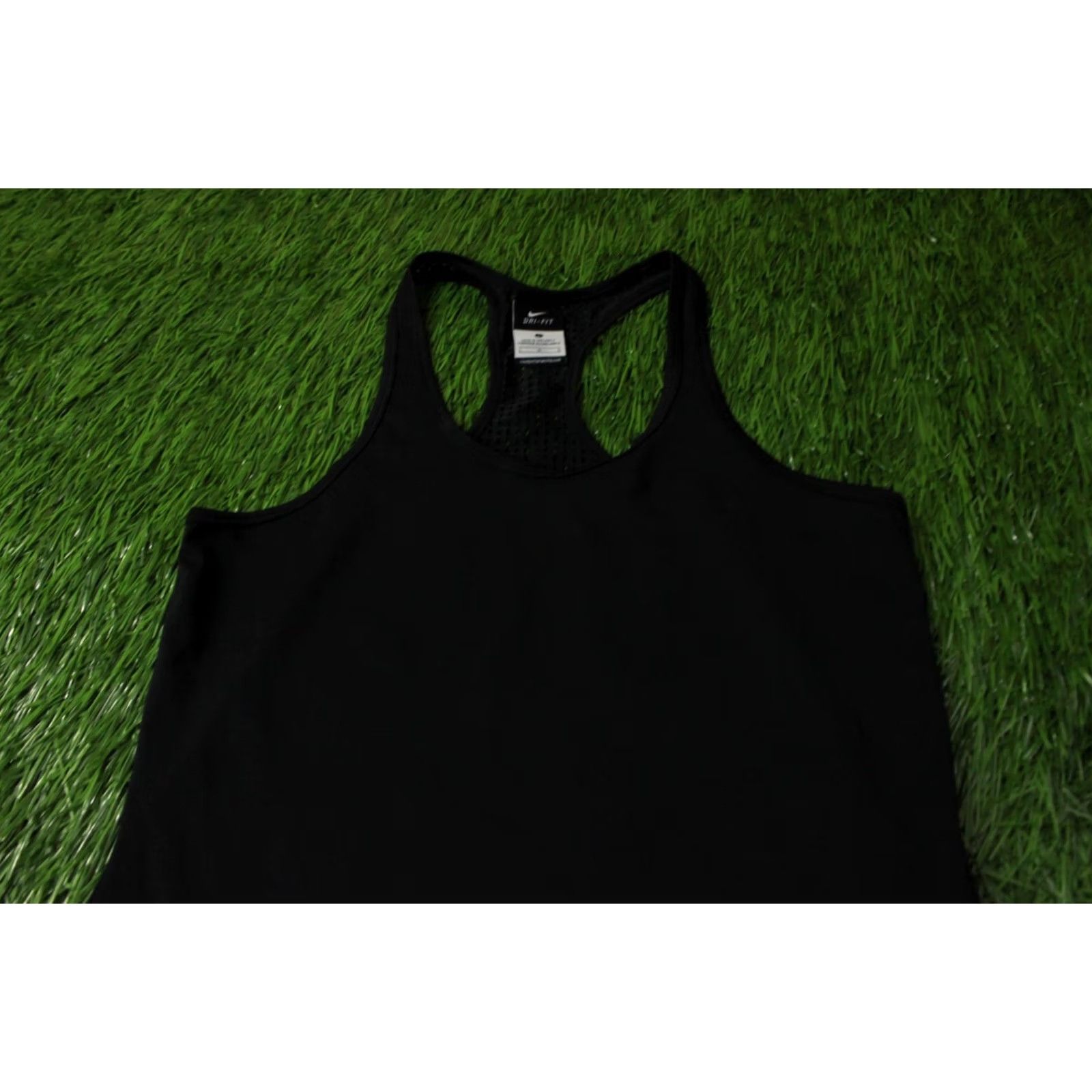 Nike Nike Dri-Fit Original 2016 Run Running Women Vest Sleeveless Shirt Jersey Size L - Black, 92% Polyester, 8% Elastane, Nike Shirt Size L / US 10 / IT 46 - 2 Thumbnail