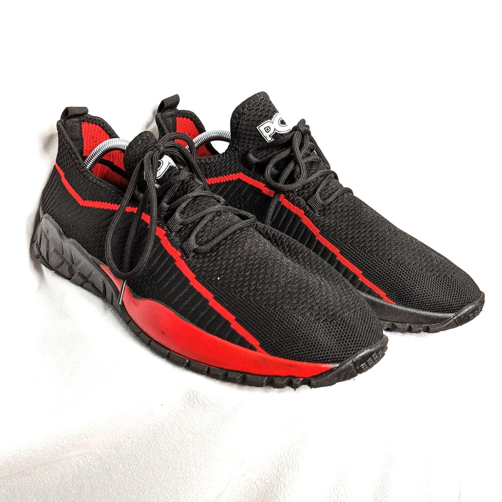 PONY PONY PP1 Rocky Knit Men's Athletic Shoes Black Red 11 Size US 11 / EU 44 - 1 Thumbnail