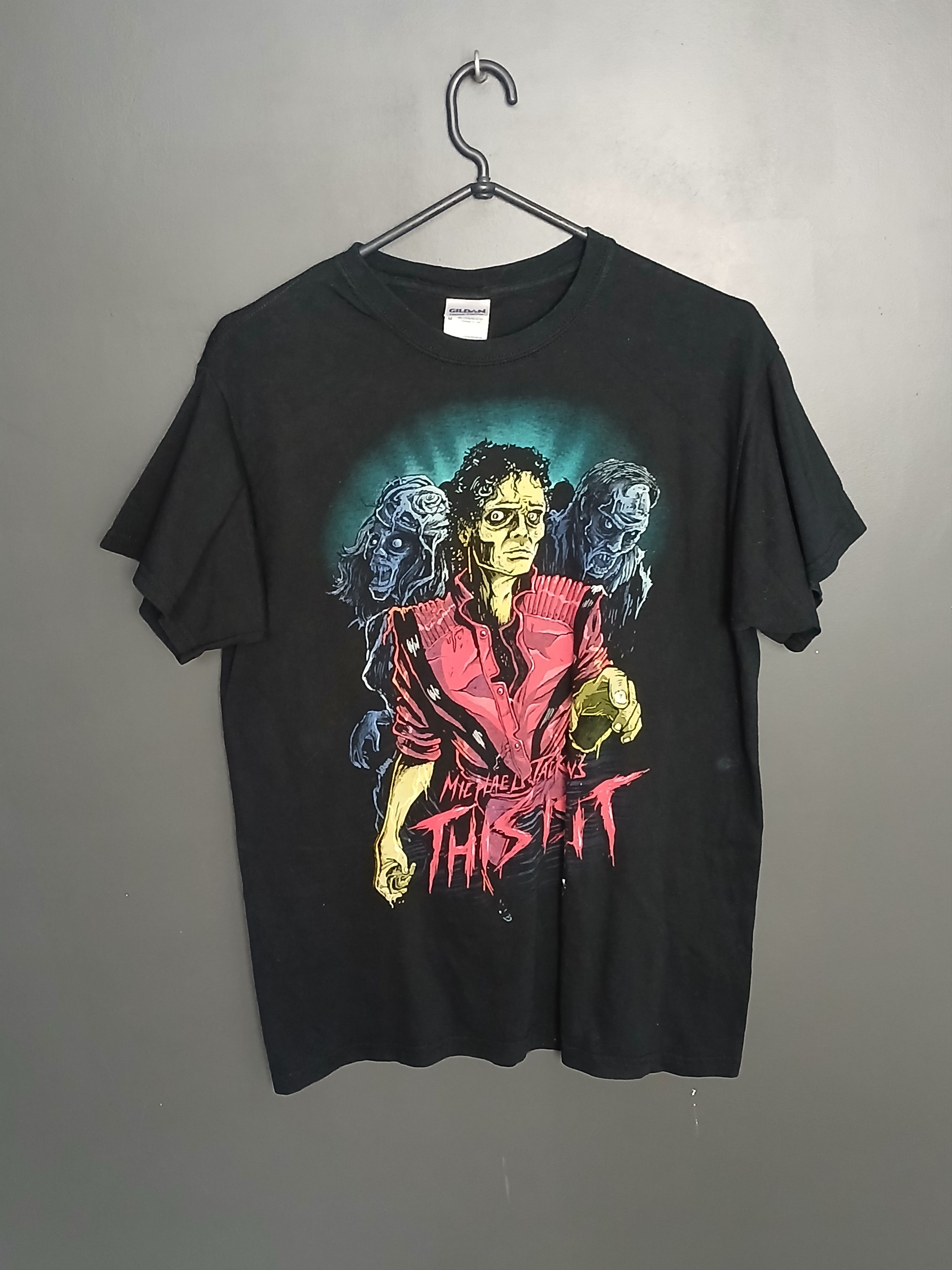 Gildan × Michael Jackson Michael Jackson T-Shirt Size US M / EU 48-50 / 2 - 1 Thumbnail