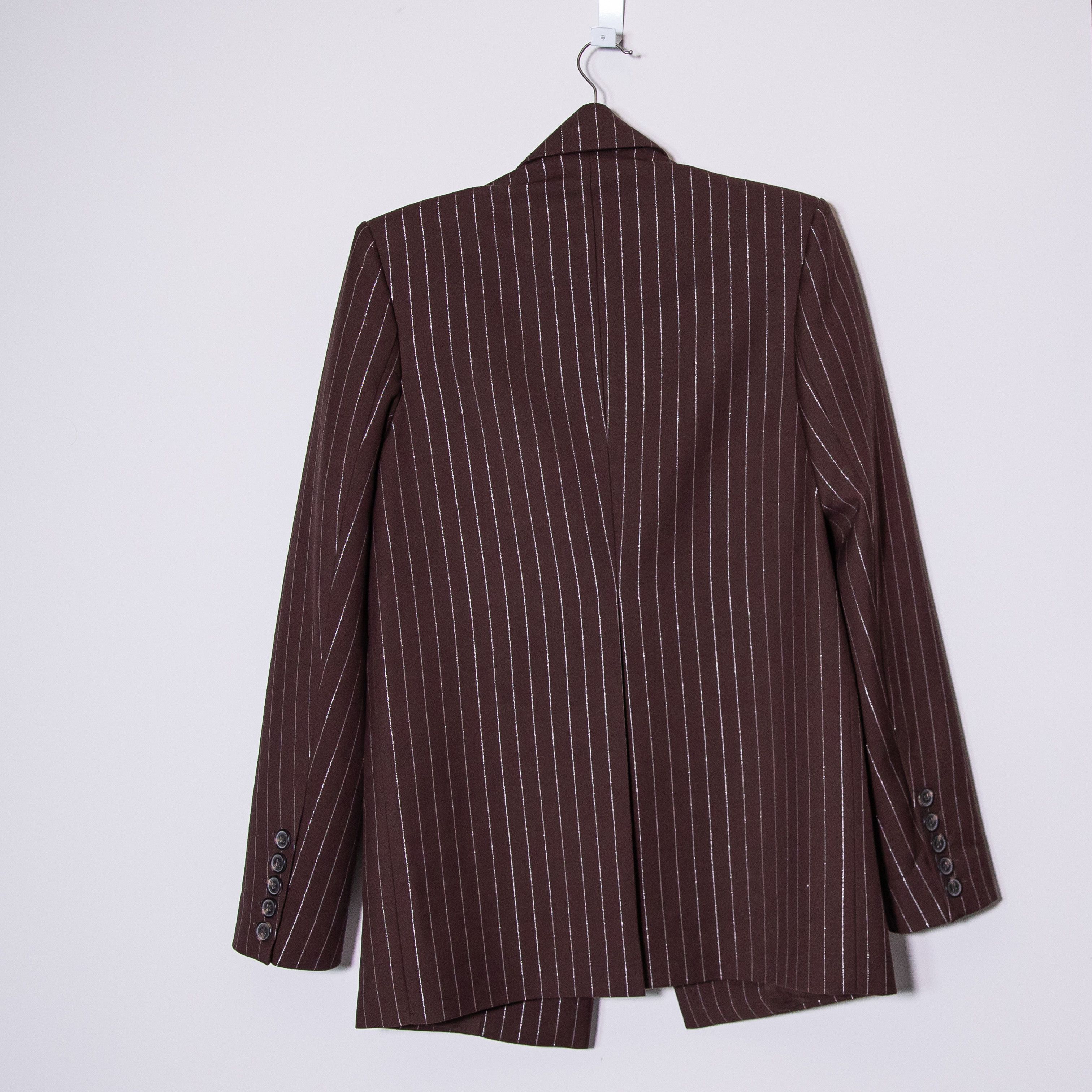 Alex Perry Alex Perry Lurex Pinstripe Chocolate Gold Size XS / US 0-2 / IT 36-38 - 4 Thumbnail