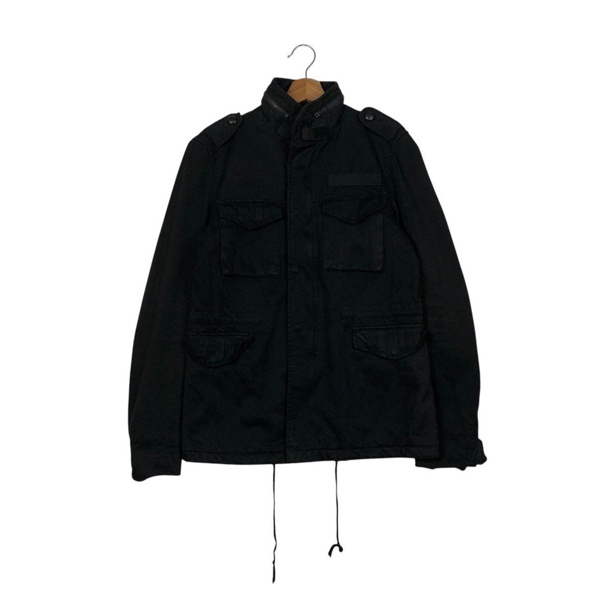 Japanese Brand 🔥VINTAGE BIKER JACKET VANQUISH SOLDIER SKELETON BIG LOGO Size US S / EU 44-46 / 1 - 3 Thumbnail