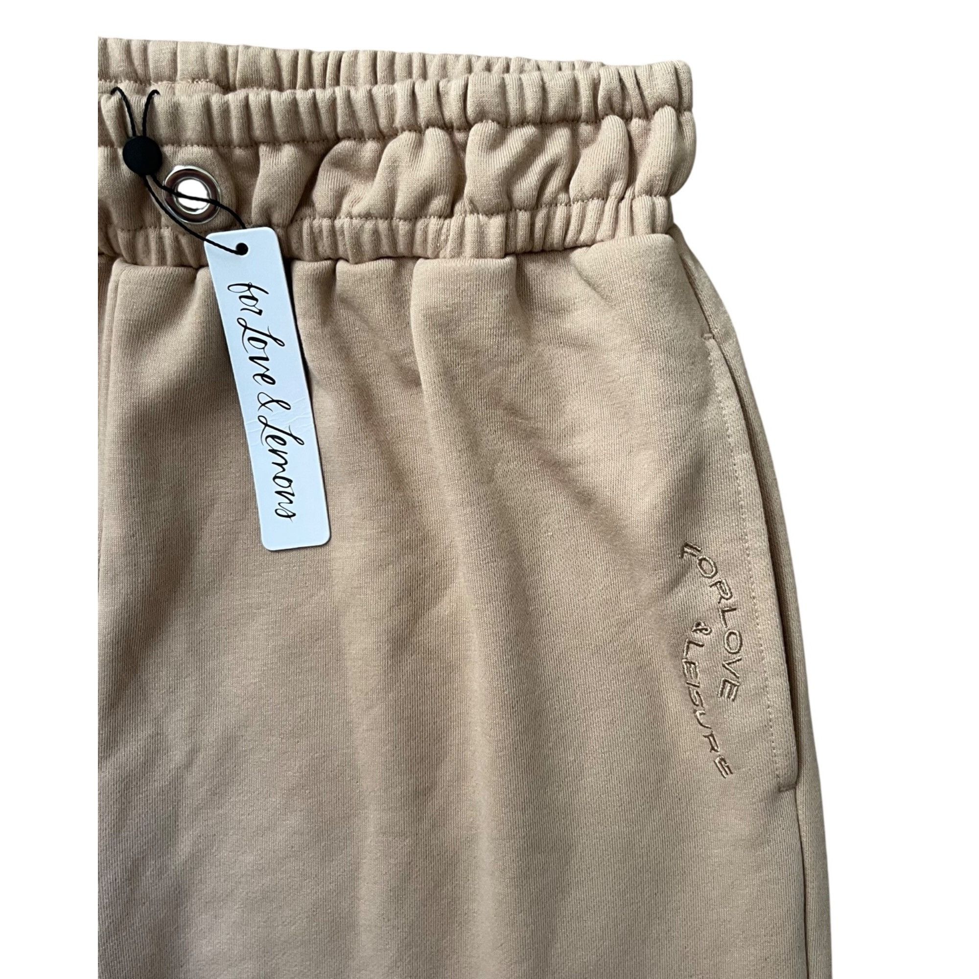 For Love & Lemons NWT For Love & Lemons L Victoria’s Secret Beige Joggers Size 34" / US 12 / IT 48 - 6 Thumbnail