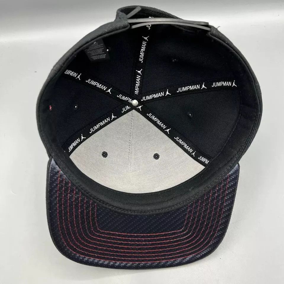 Jordan Brand Air Jordan J11 Hat Men Black Jumpman Snap Back Cap Size ONE SIZE - 7 Thumbnail