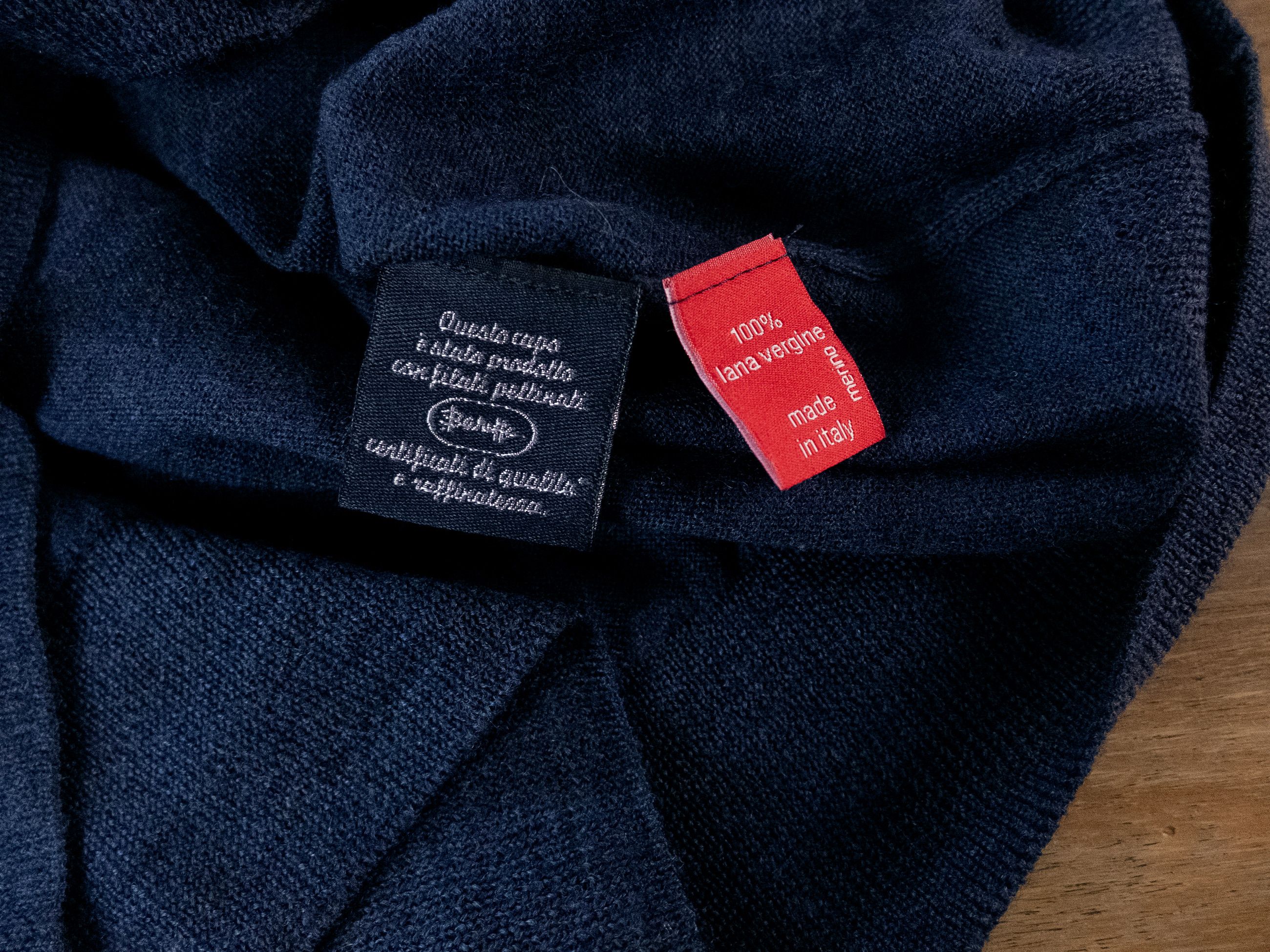Altea ALTEA Milano blue wool cardigan sweater Medium NWT Size US M / EU 48-50 / 2 - 5 Thumbnail