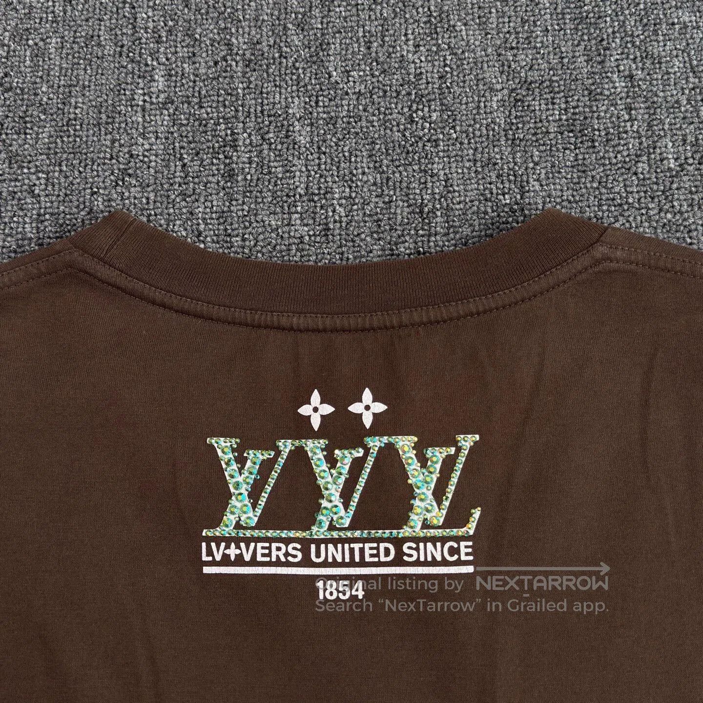 Louis Vuitton Brown Short Sleeve Graphic T-Shirt. Size US L / EU 52-54 / 3 - 8 Thumbnail