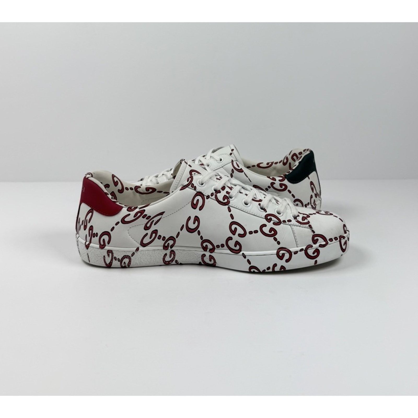Gucci Size 10.5US - Gucci Ace GG Ghost Monogram Leather Size US 10.5 / EU 43-44 - 5 Thumbnail