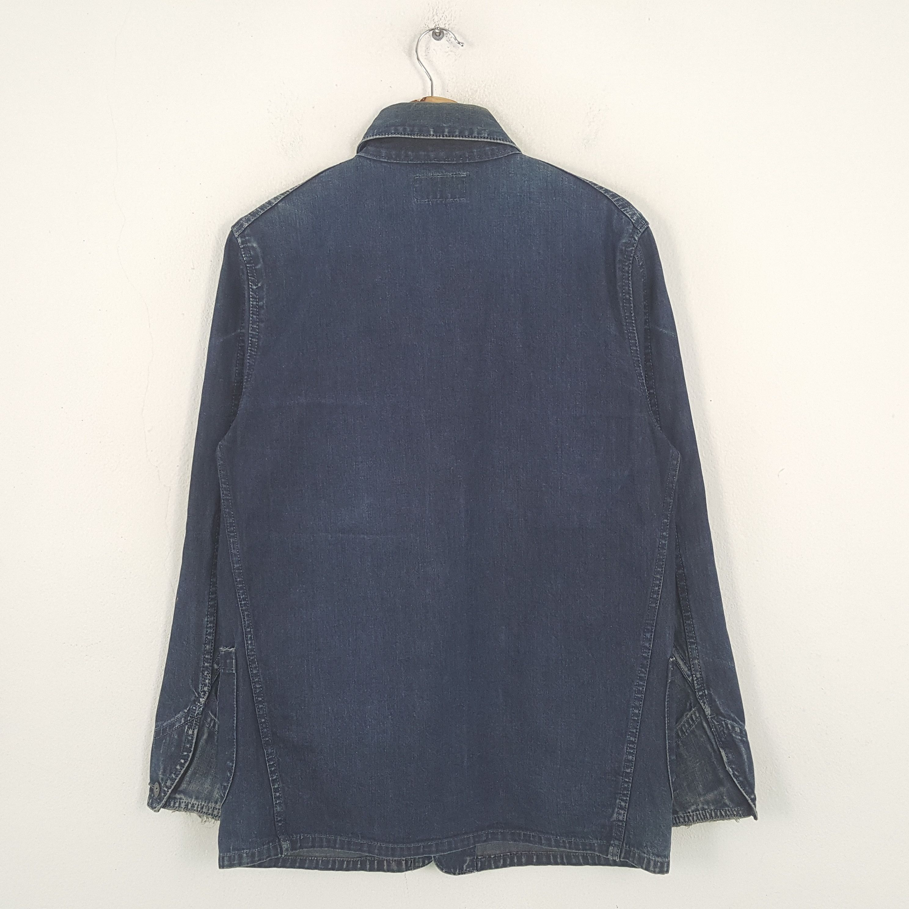 Polo Ralph Lauren Vintage RRL Ralph Lauren Rare Design Denim Jacket Size US S / EU 44-46 / 1 - 3 Thumbnail