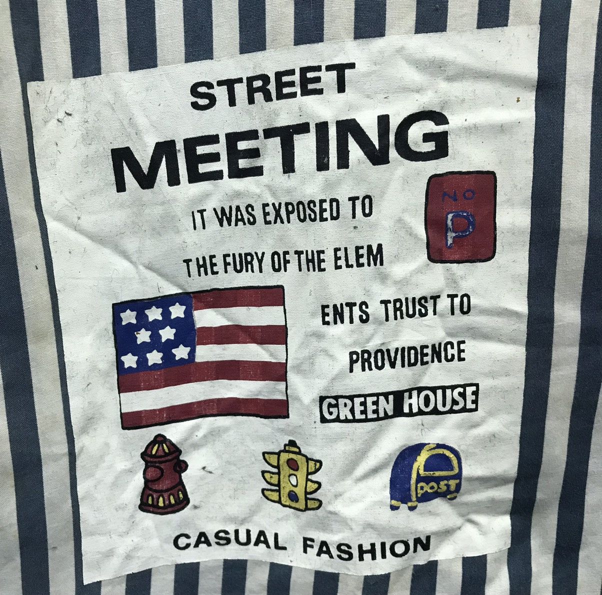 Vintage Vintage Green House Street Meeting Casual Fashion Shirt Size US L / EU 52-54 / 3 - 7 Thumbnail