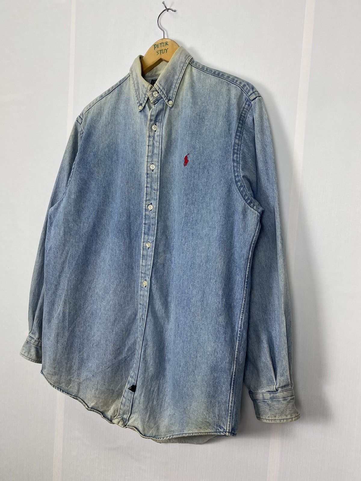 Polo Ralph Lauren × Vintage Vintage Polo Country Denim Jacket Size US M / EU 48-50 / 2 - 3 Thumbnail